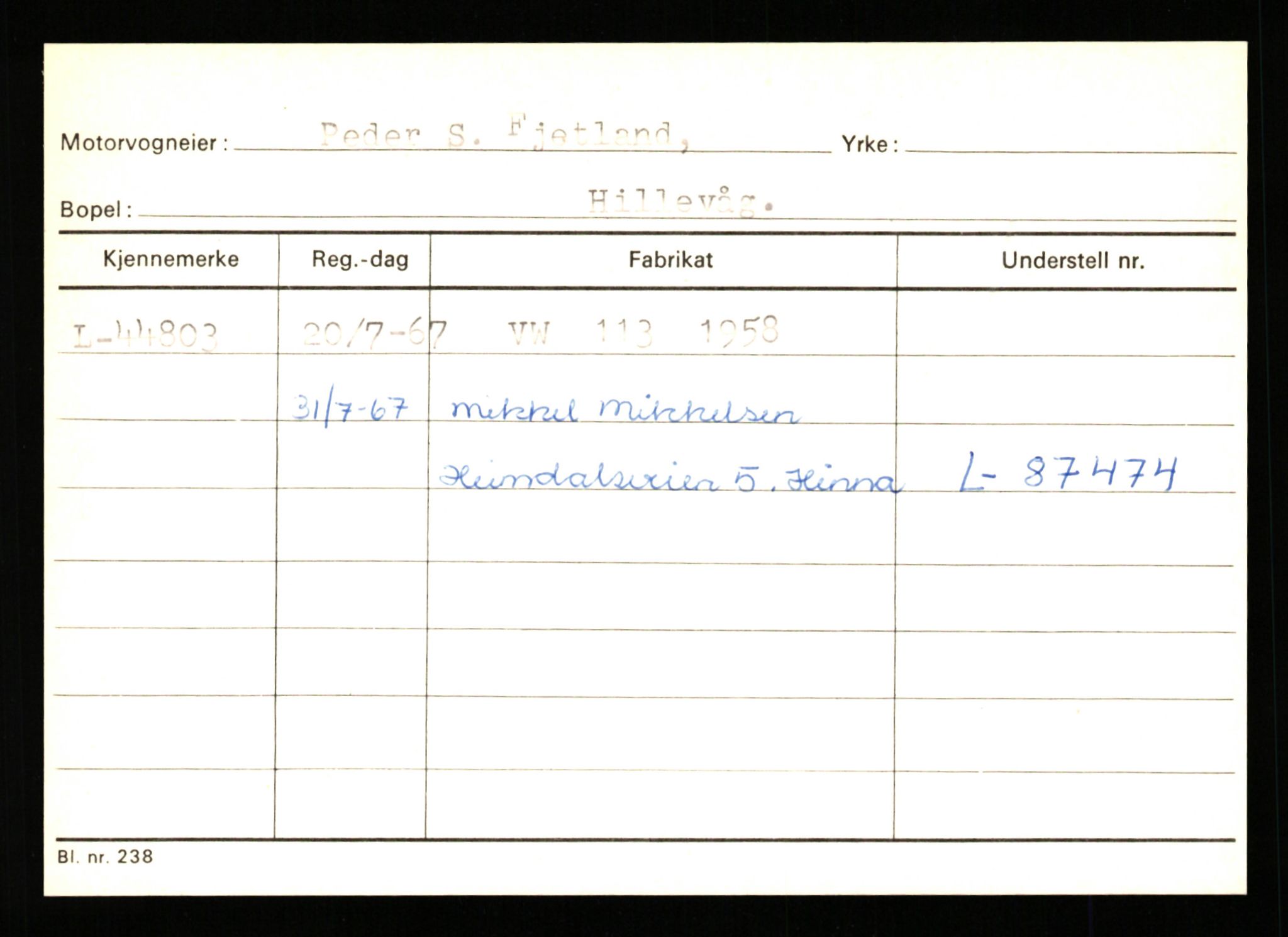 Stavanger trafikkstasjon, AV/SAST-A-101942/0/G/L0006: Registreringsnummer: 34250 - 49007, 1930-1971, s. 2726