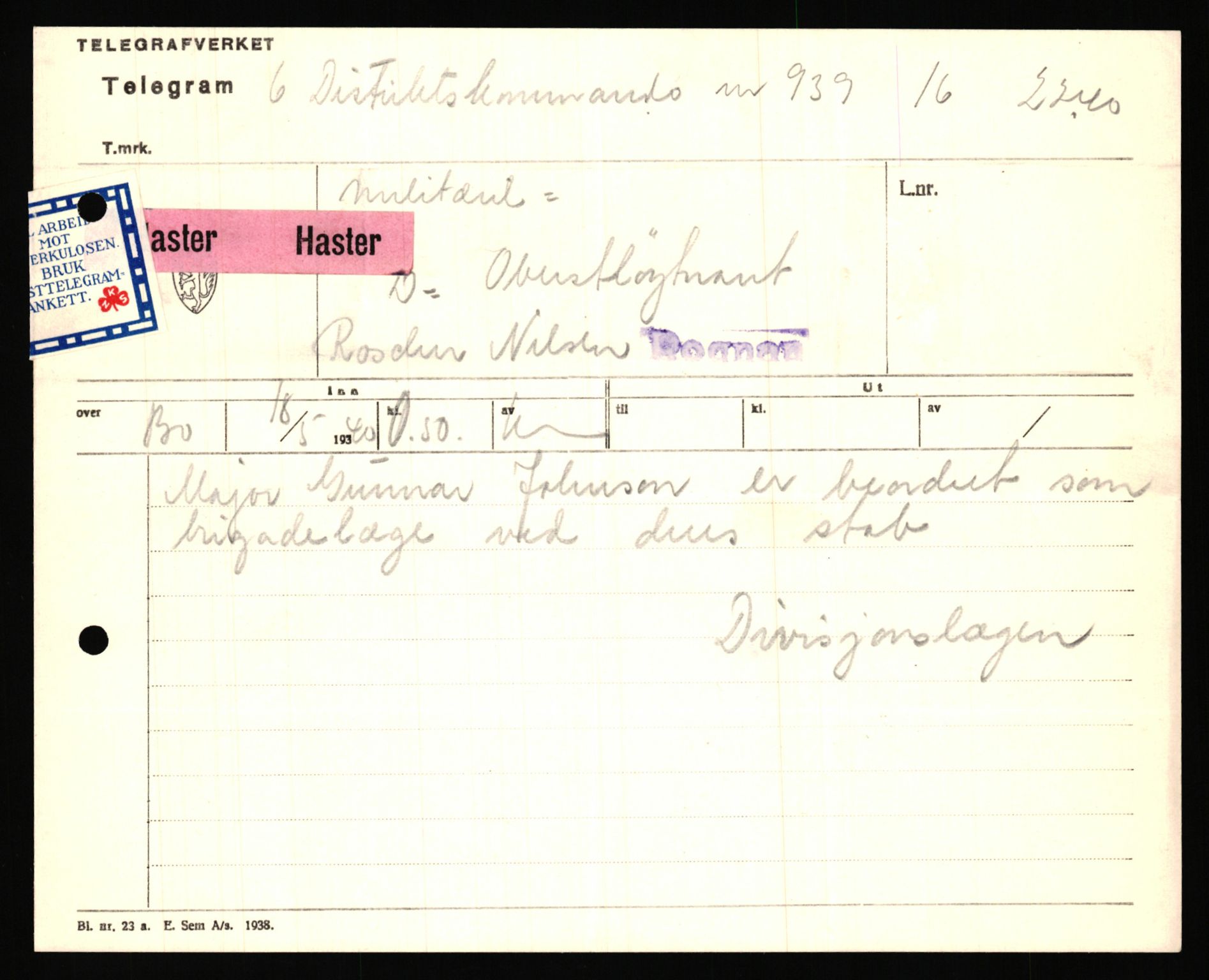 Forsvaret, Forsvarets krigshistoriske avdeling, AV/RA-RAFA-2017/Y/Ya/L0031: II-C-11-51 - Hærens overkommando, 1940, s. 635