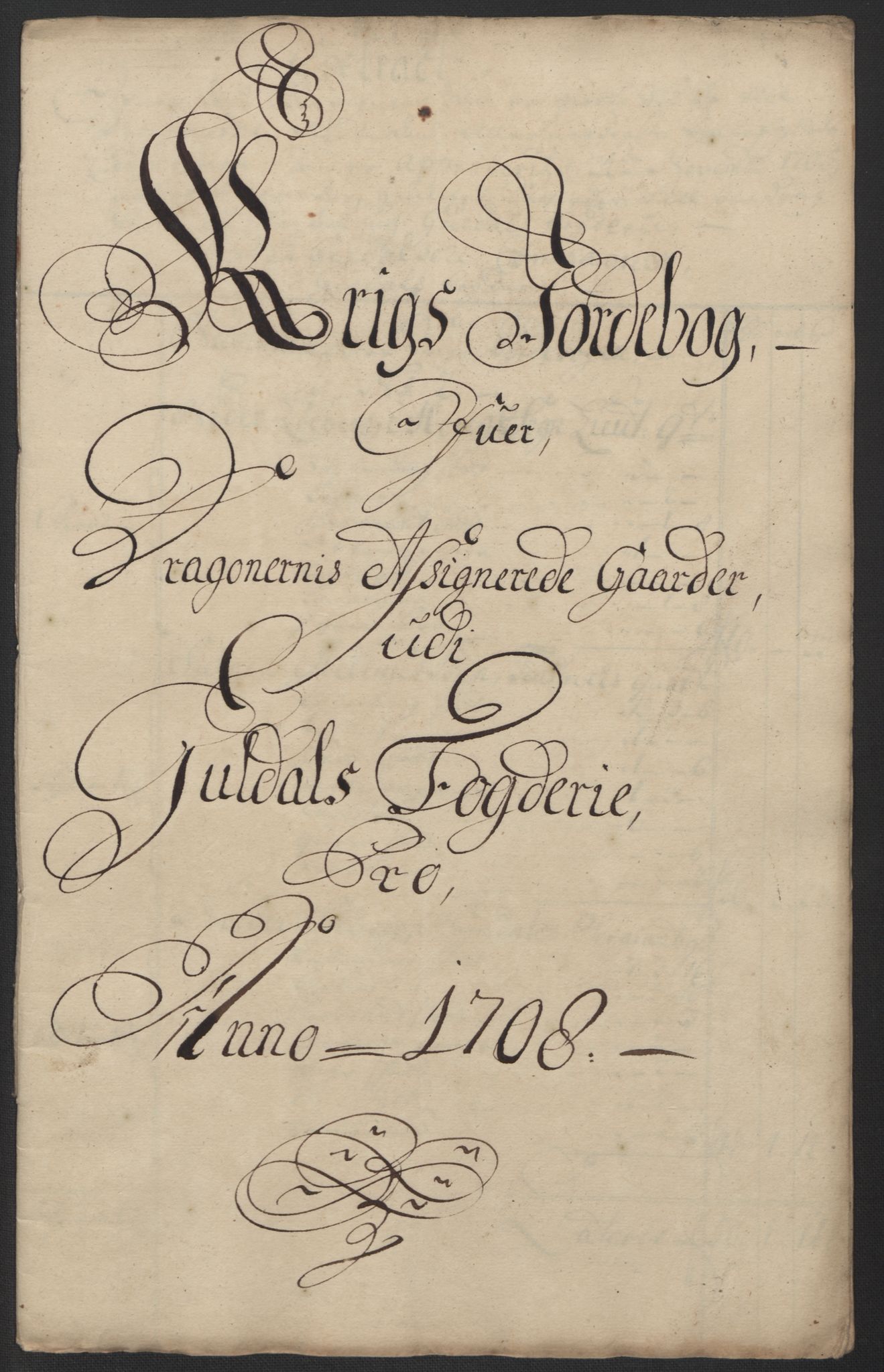 Rentekammeret inntil 1814, Reviderte regnskaper, Fogderegnskap, RA/EA-4092/R60/L3958: Fogderegnskap Orkdal og Gauldal, 1708, s. 345