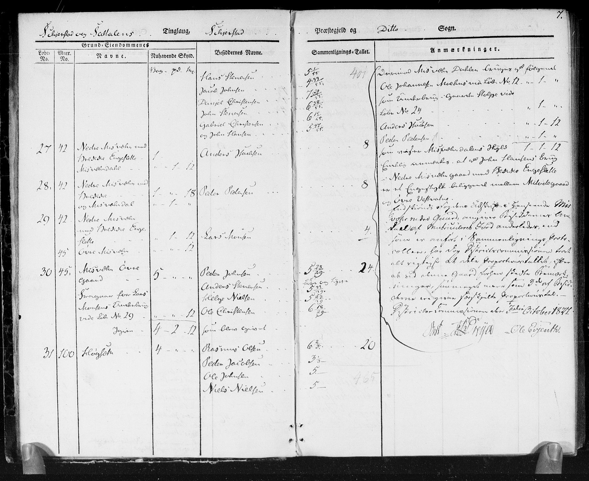 Hovedmatrikkelkommisjonen, AV/RA-S-1529, 1819