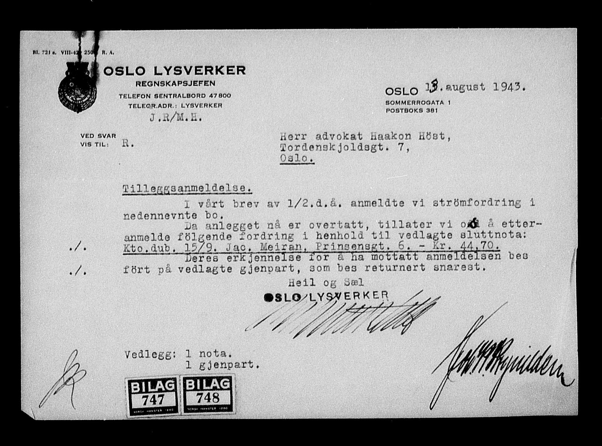 Justisdepartementet, Tilbakeføringskontoret for inndratte formuer, RA/S-1564/H/Hc/Hcc/L0963: --, 1945-1947, s. 418