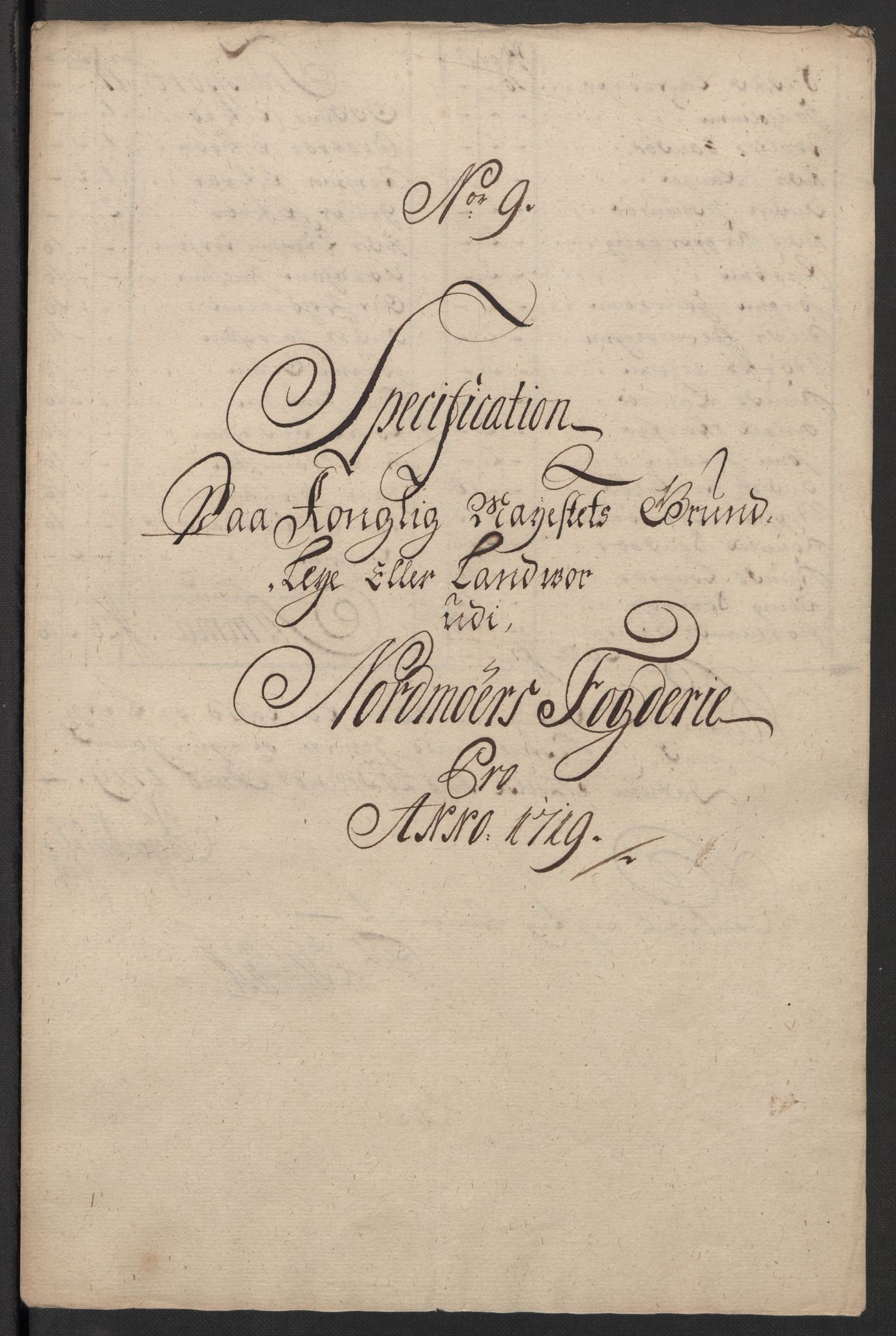 Rentekammeret inntil 1814, Reviderte regnskaper, Fogderegnskap, AV/RA-EA-4092/R56/L3752: Fogderegnskap Nordmøre, 1719, s. 126