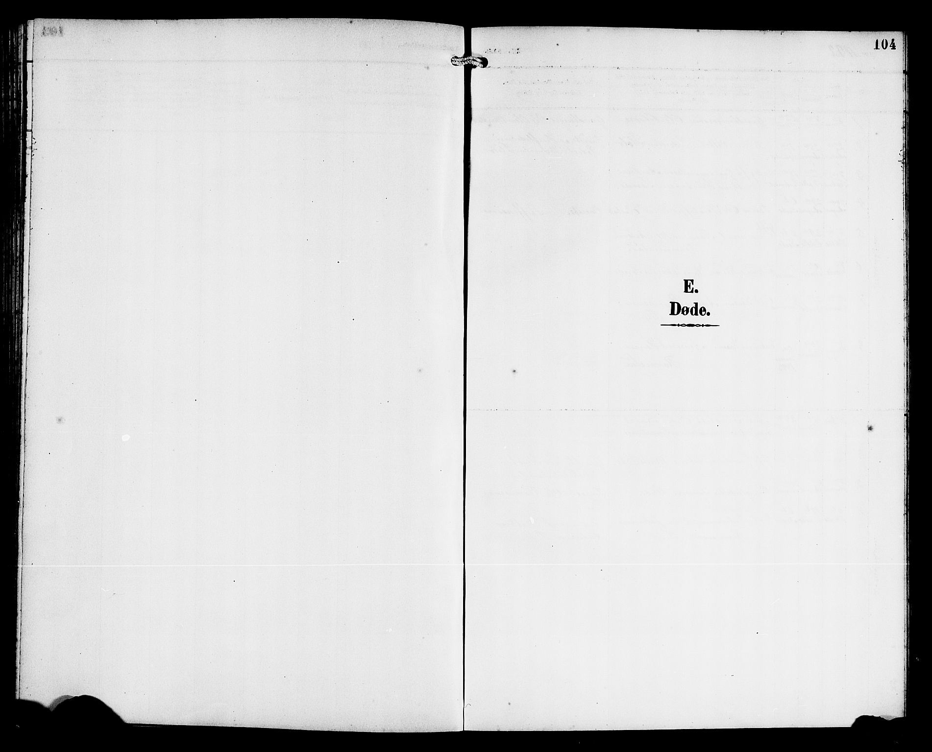 Gloppen sokneprestembete, SAB/A-80101/H/Hab/Habd/L0001: Klokkerbok nr. D 1, 1892-1921, s. 104