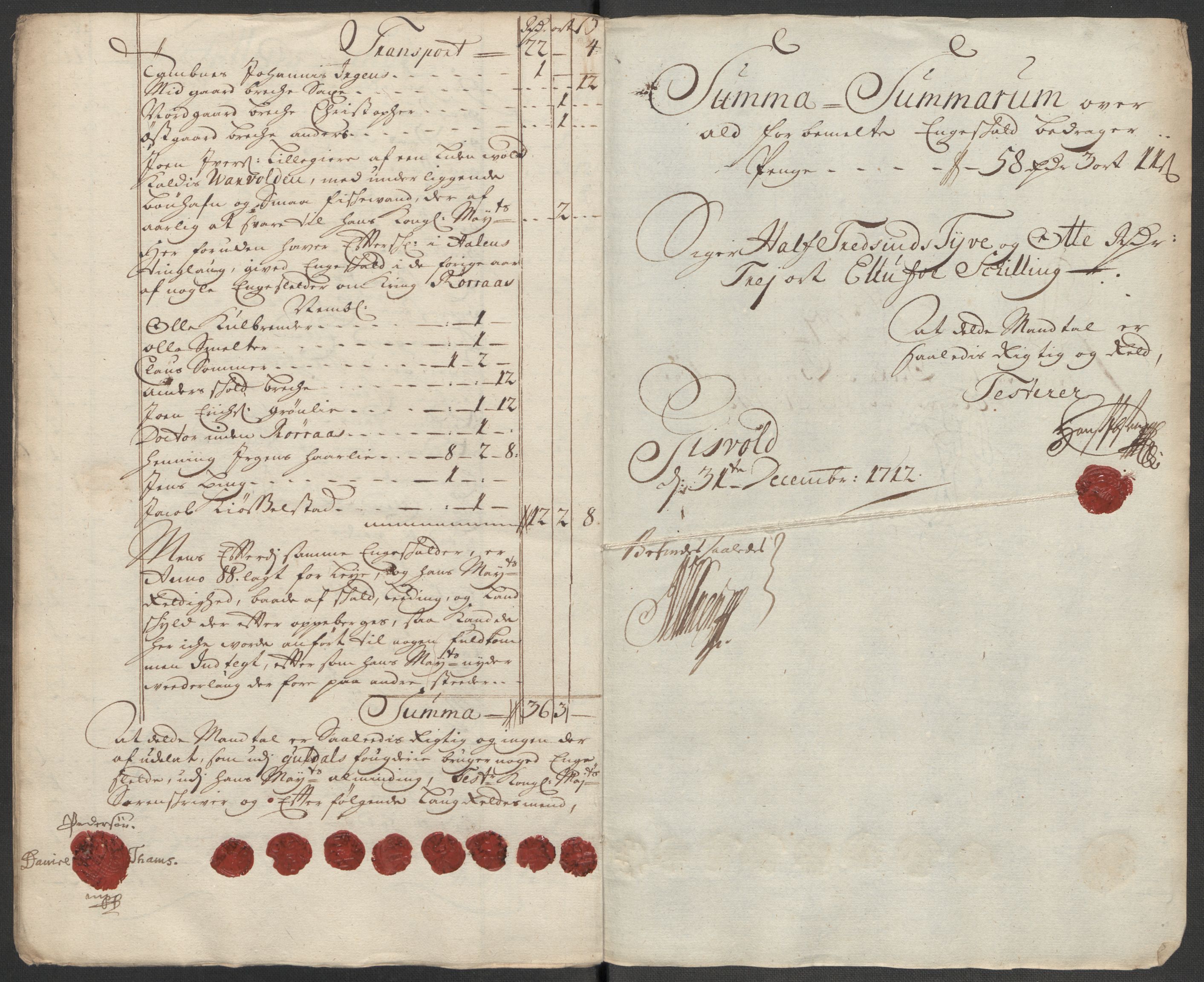 Rentekammeret inntil 1814, Reviderte regnskaper, Fogderegnskap, RA/EA-4092/R60/L3963: Fogderegnskap Orkdal og Gauldal, 1712, s. 292