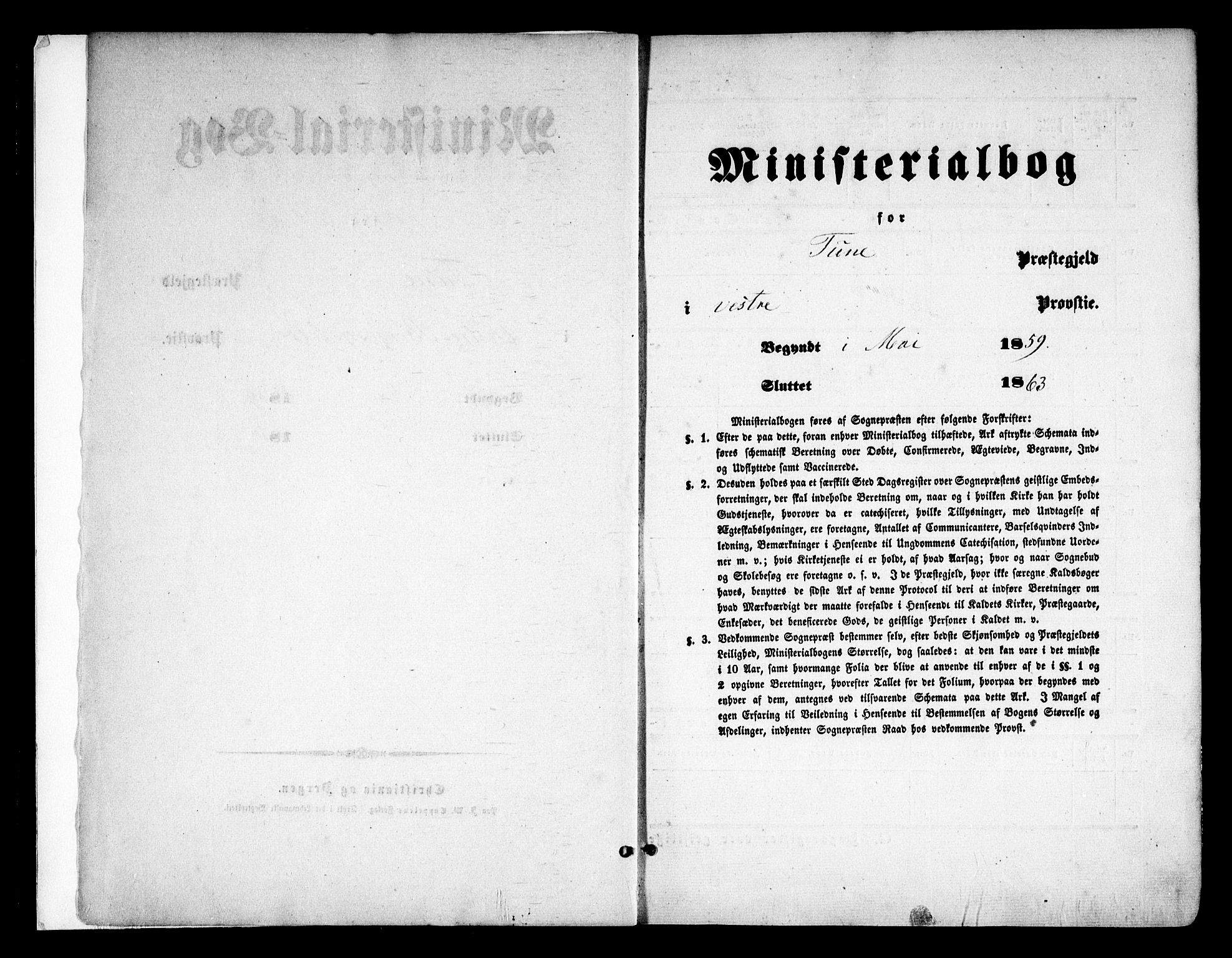 Tune prestekontor Kirkebøker, SAO/A-2007/F/Fa/L0013: Ministerialbok nr. 13, 1859-1863