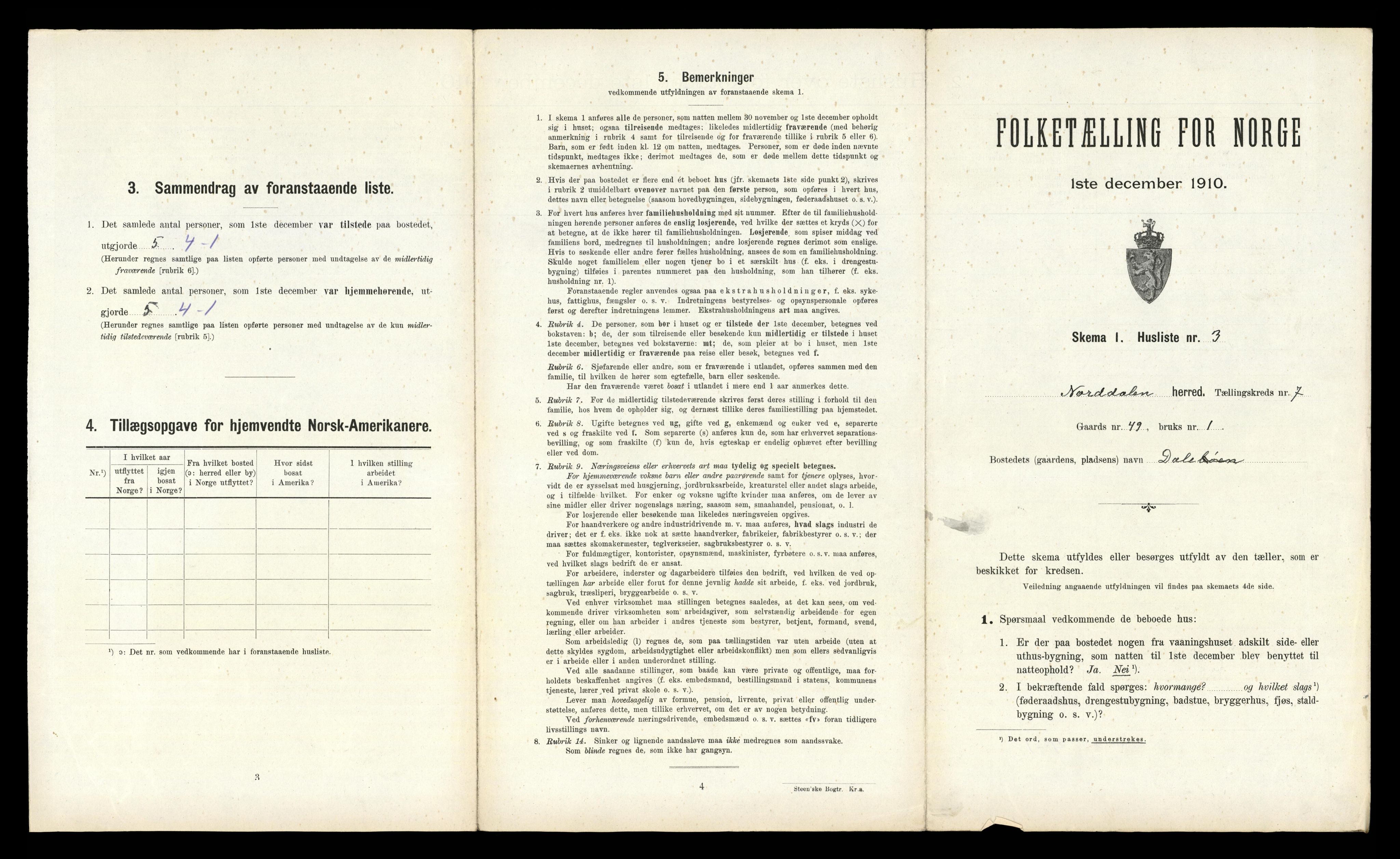 RA, Folketelling 1910 for 1524 Norddal herred, 1910, s. 561