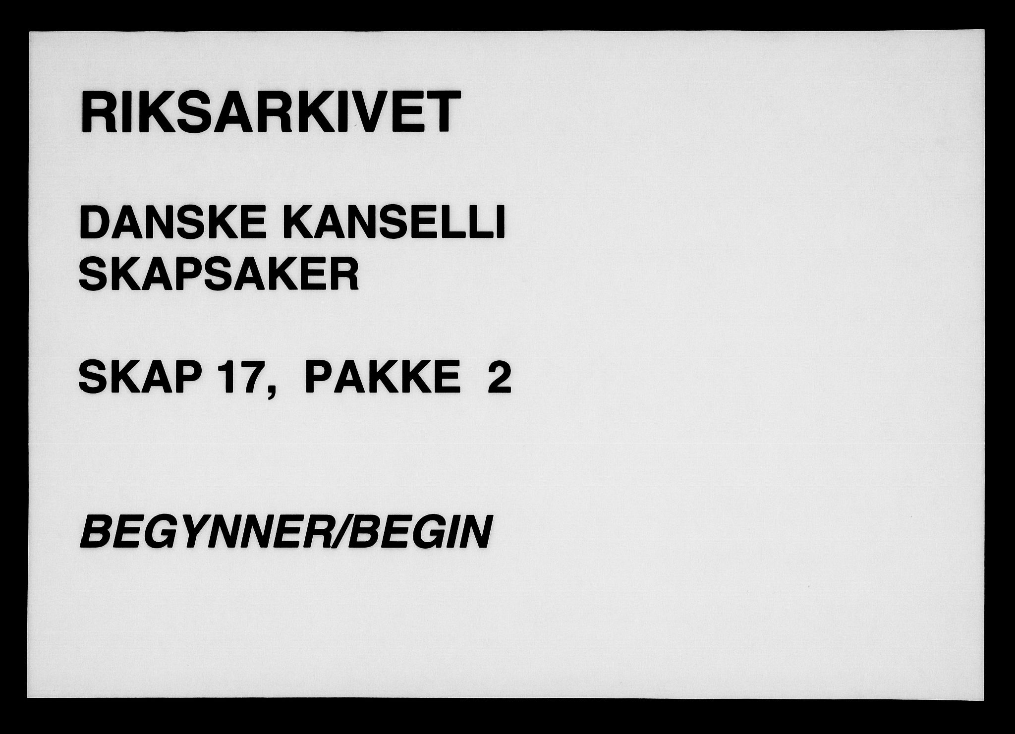 Danske Kanselli, Skapsaker, AV/RA-EA-4061/F/L0133: Skap 17, pakke 1-3, 1646-1758, s. 35