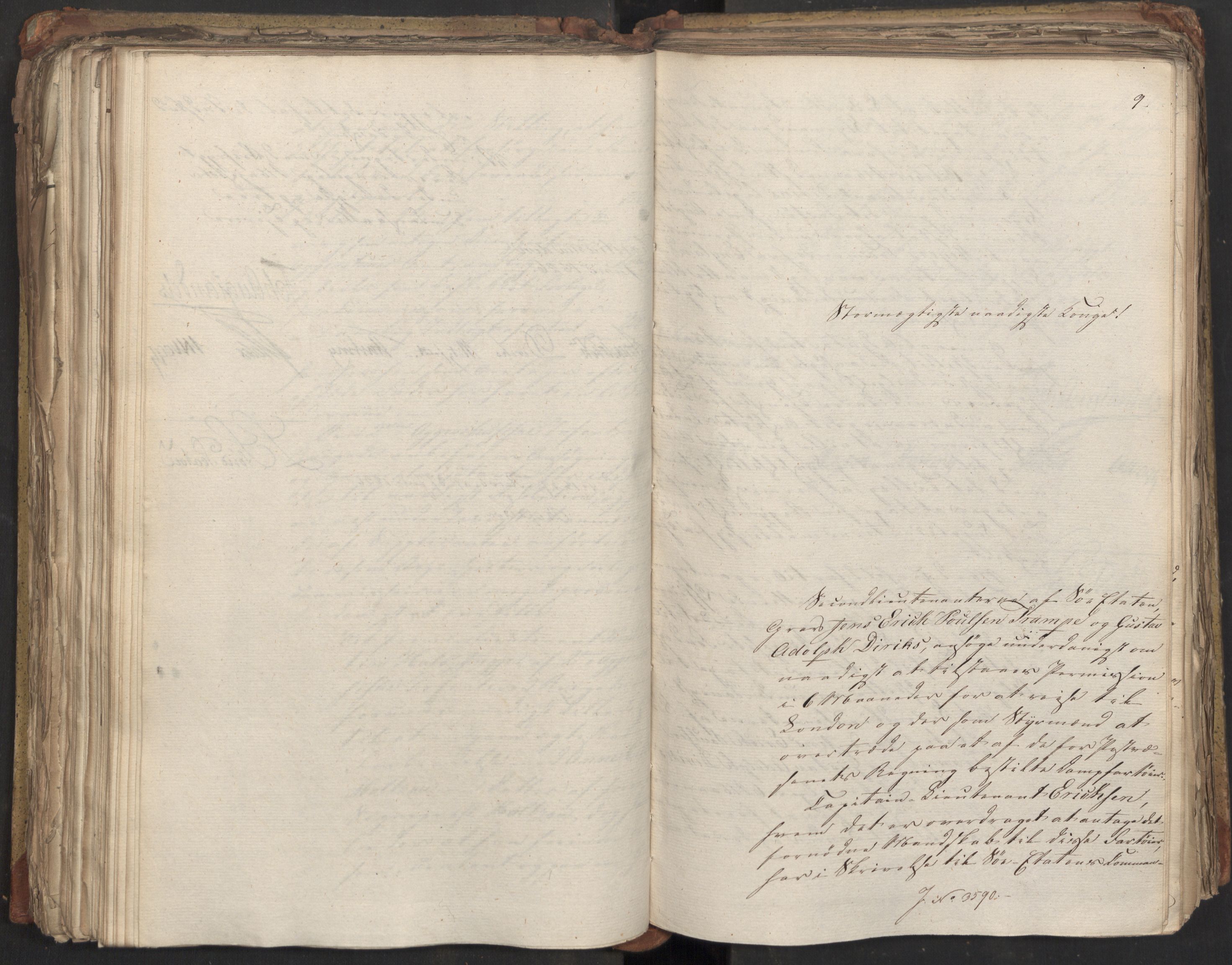 Statsrådsavdelingen i Stockholm, AV/RA-S-1003/D/Da/L0047: Regjeringsinnstillinger nr. 3501-3659, 1826, s. 254