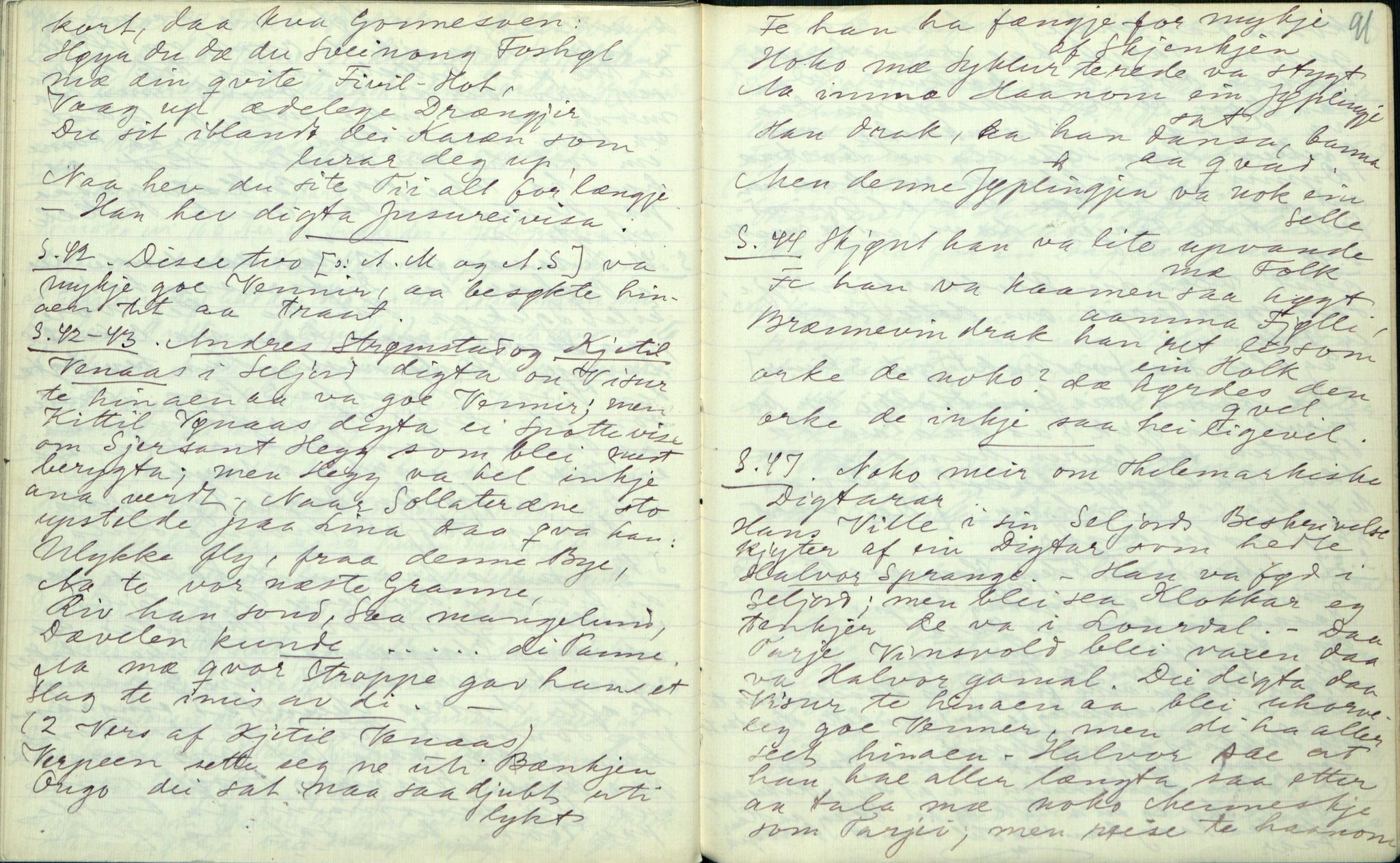 Rikard Berge, TEMU/TGM-A-1003/F/L0003/0019: 061-100 Innholdslister / 78 Kunst til bruk (i andre samlingar enn mine), 1910, s. 90-91