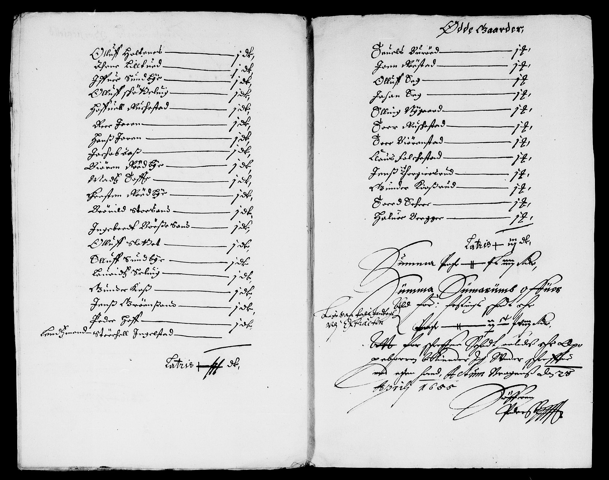 Rentekammeret inntil 1814, Reviderte regnskaper, Lensregnskaper, AV/RA-EA-5023/R/Rb/Rba/L0224: Akershus len, 1654-1655