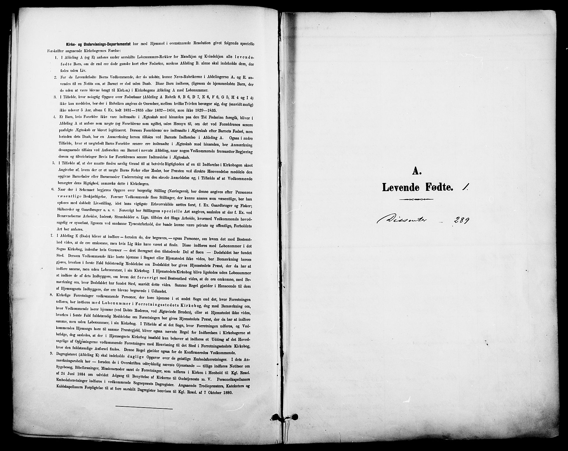 Johannes prestekontor Kirkebøker, AV/SAO-A-10852/F/Fa/L0007: Ministerialbok nr. 7, 1896-1905