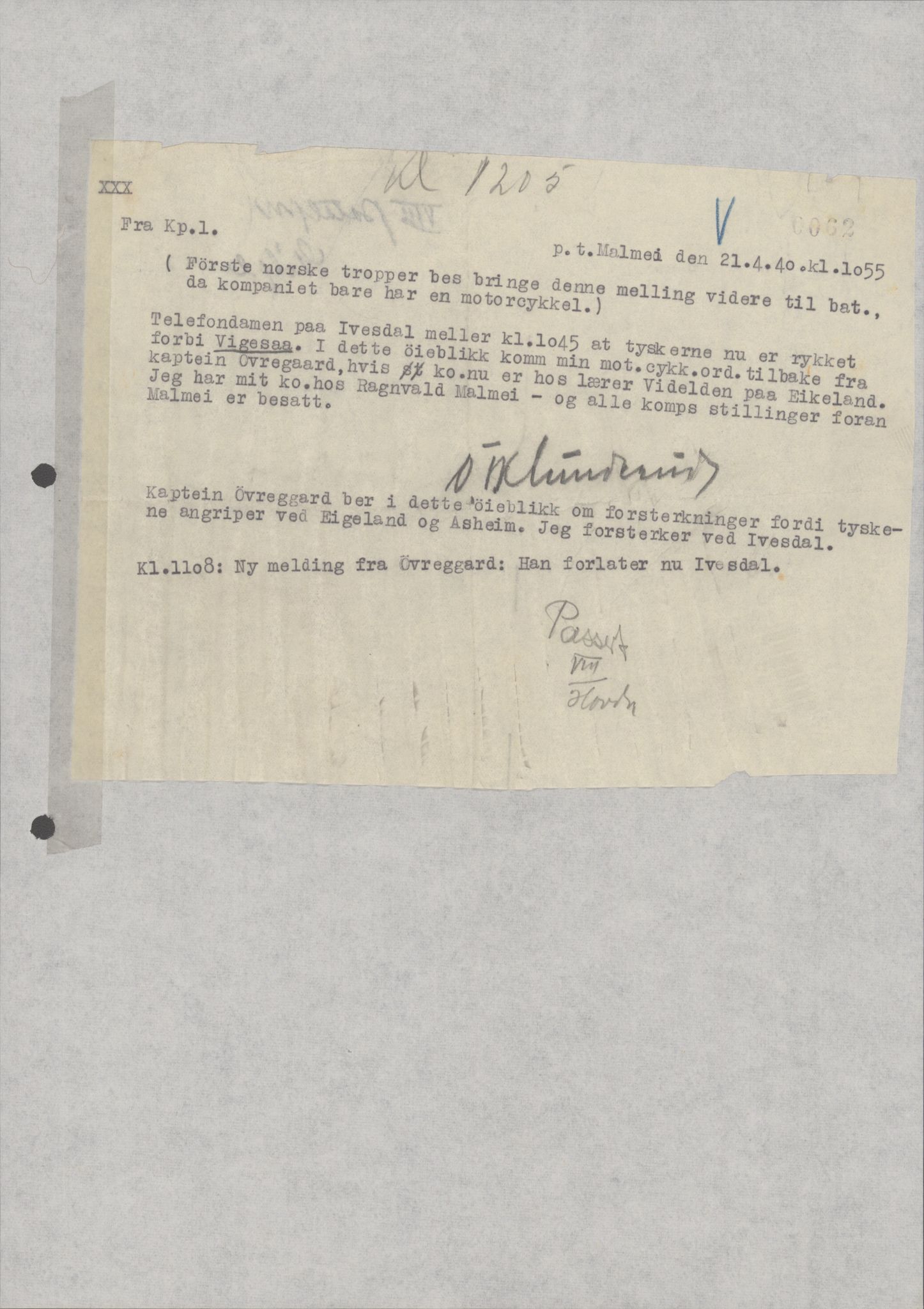 Forsvaret, Forsvarets krigshistoriske avdeling, AV/RA-RAFA-2017/Y/Yb/L0090: II-C-11-320  -  3. Divisjon., 1940, s. 39