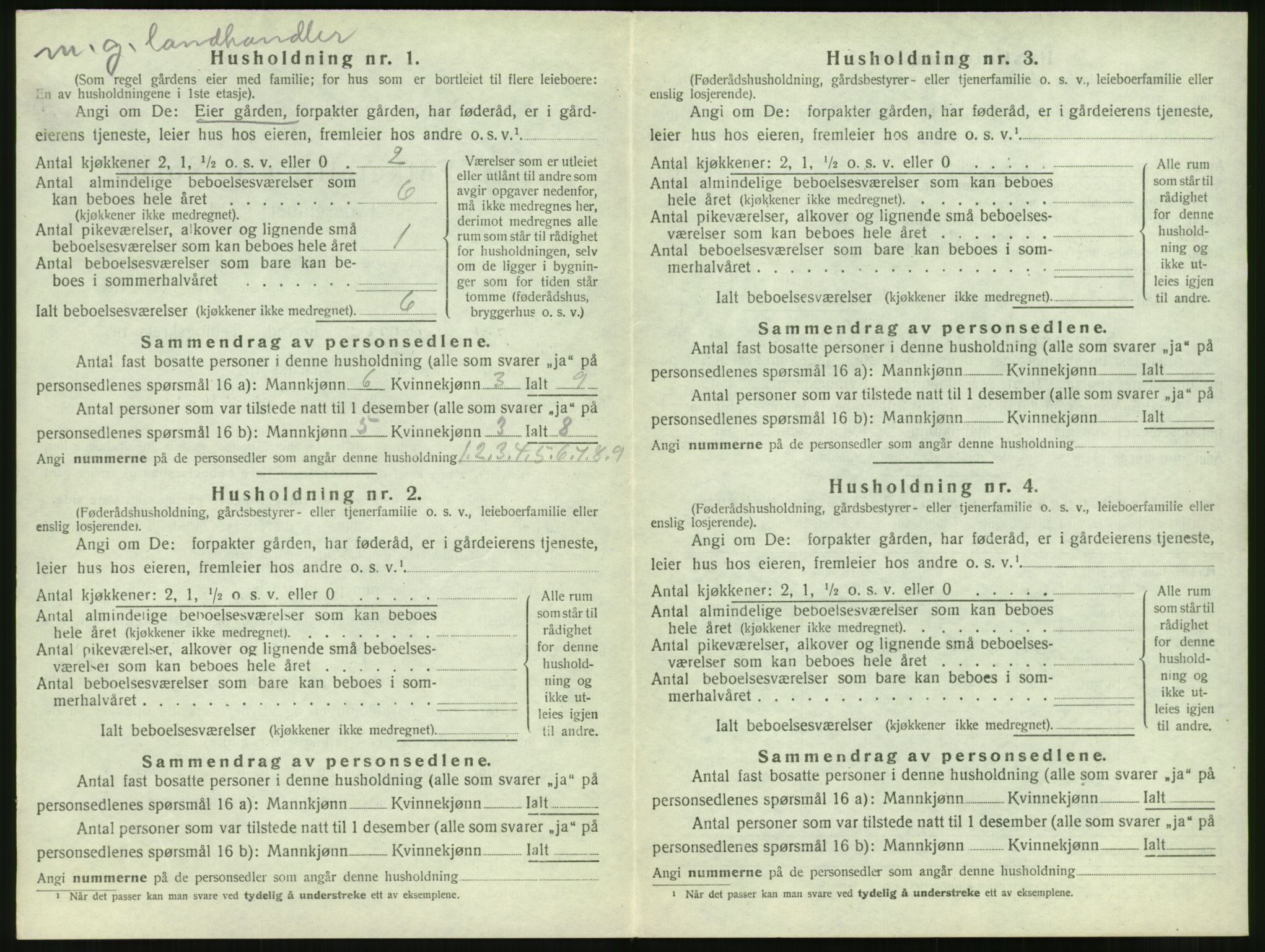 SAT, Folketelling 1920 for 1530 Vatne herred, 1920, s. 71
