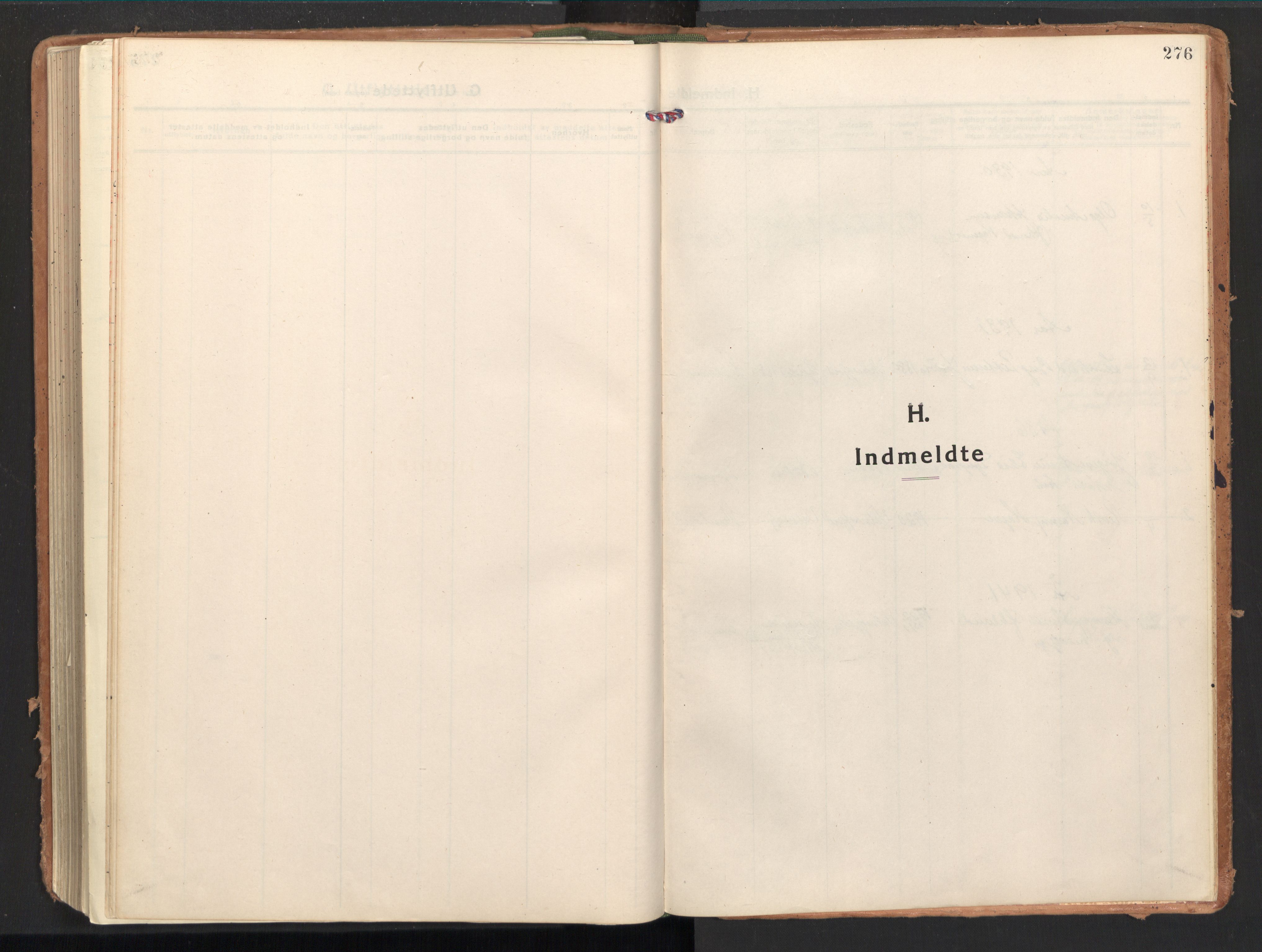 Ministerialprotokoller, klokkerbøker og fødselsregistre - Nordland, AV/SAT-A-1459/851/L0725: Ministerialbok nr. 851A02, 1922-1944, s. 276