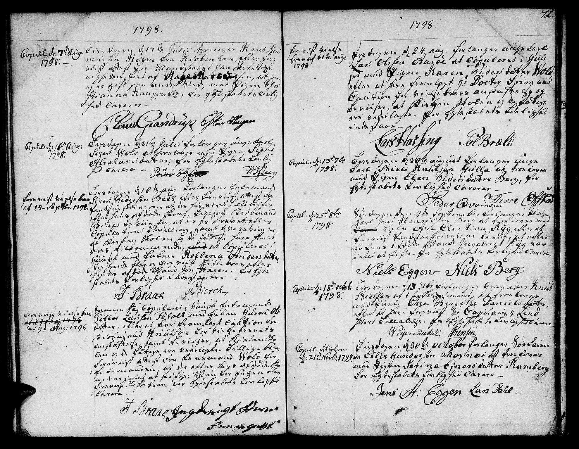 Ministerialprotokoller, klokkerbøker og fødselsregistre - Sør-Trøndelag, SAT/A-1456/601/L0041: Ministerialbok nr. 601A09, 1784-1801, s. 72