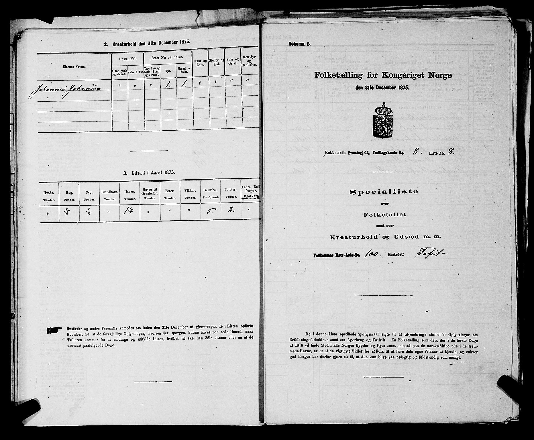 RA, Folketelling 1875 for 0128P Rakkestad prestegjeld, 1875, s. 941