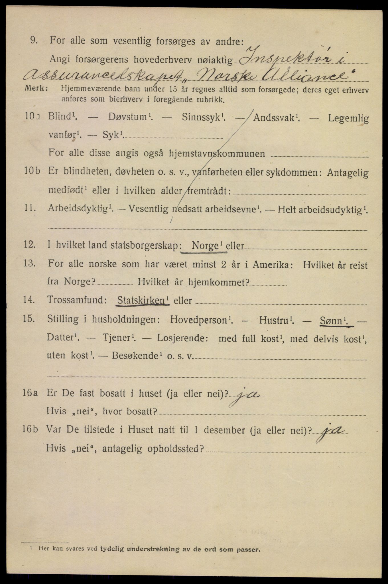 SAKO, Folketelling 1920 for 0801 Kragerø kjøpstad, 1920, s. 11040