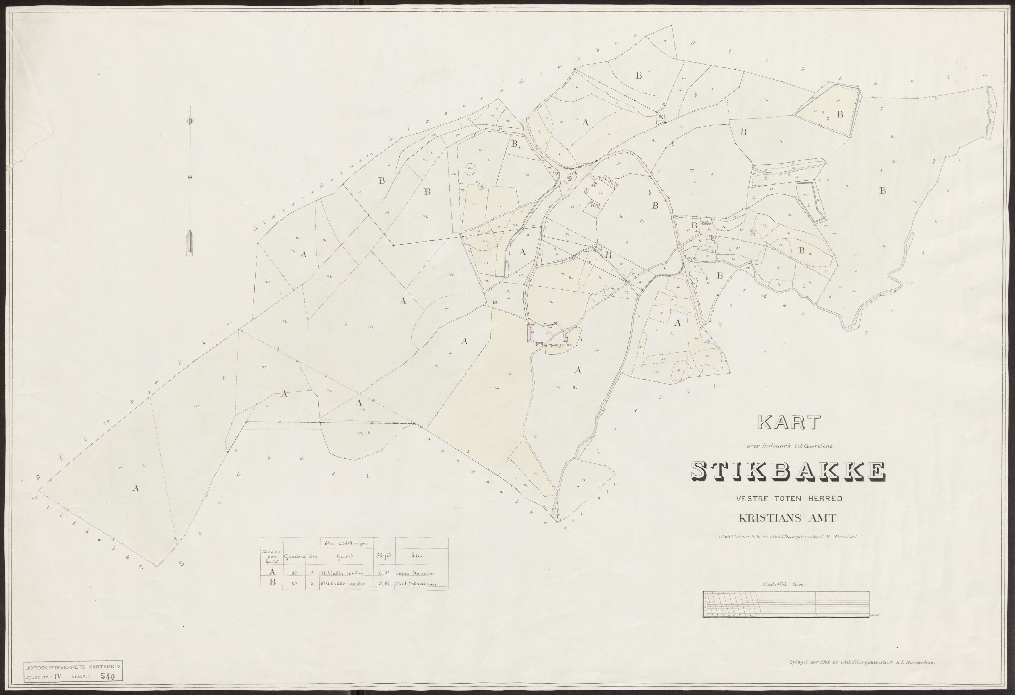 Jordskifteverkets kartarkiv, RA/S-3929/T, 1859-1988, s. 652