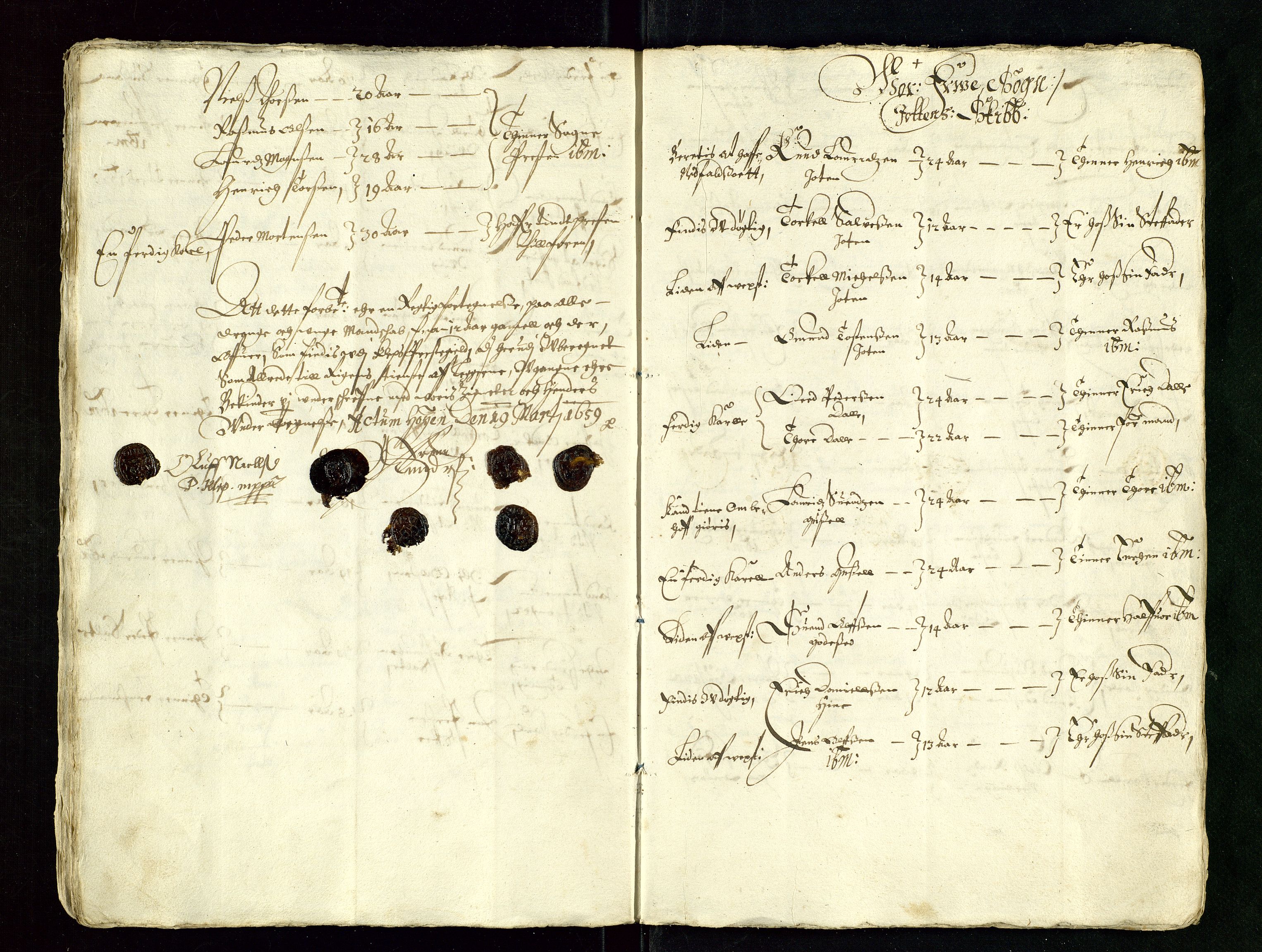 Stavanger len, AV/SAST-A-101870/Ob/L0025: Diverse, 1644-1661, s. 95