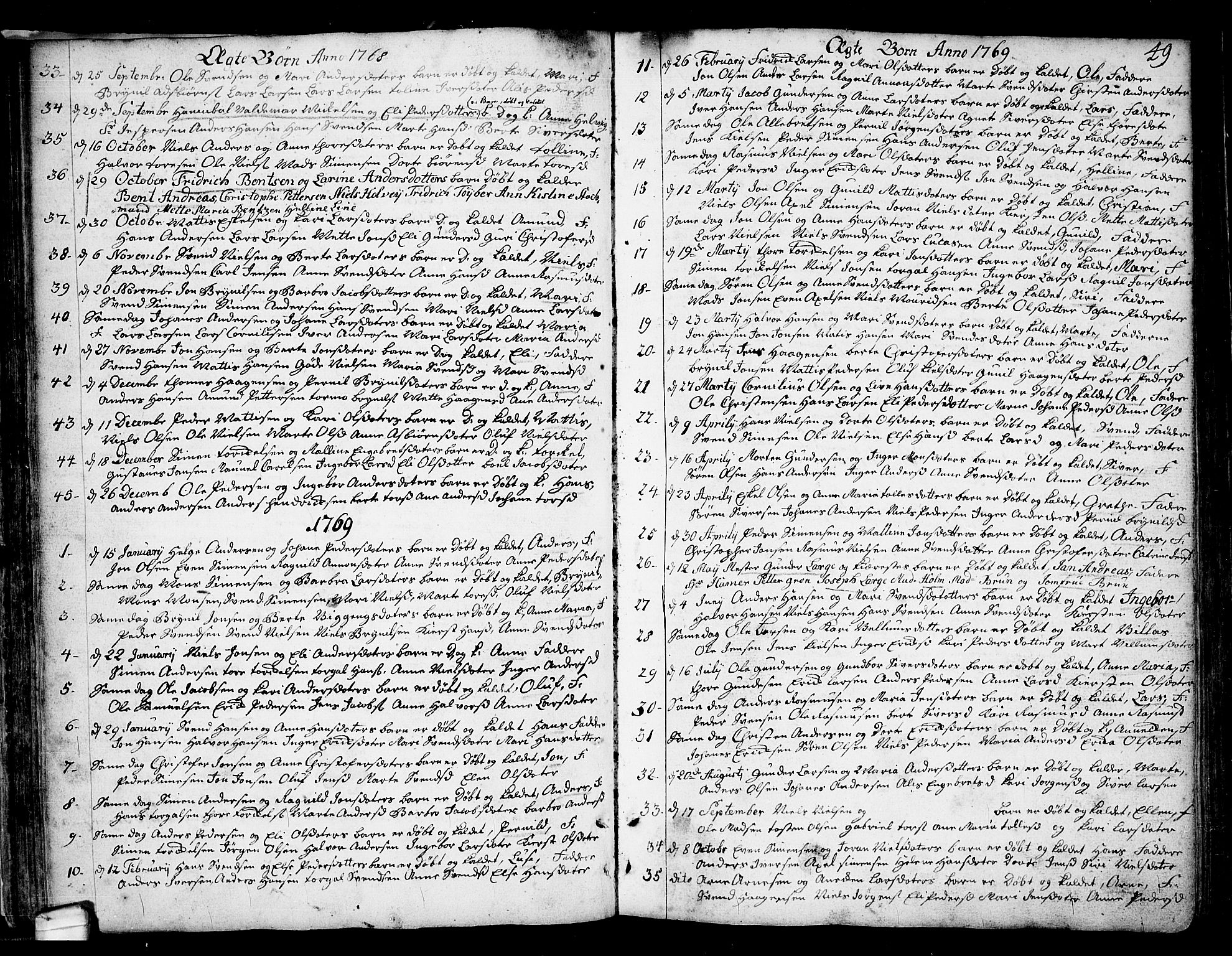Idd prestekontor Kirkebøker, SAO/A-10911/F/Fa/L0001: Ministerialbok nr. I 1, 1720-1769, s. 49