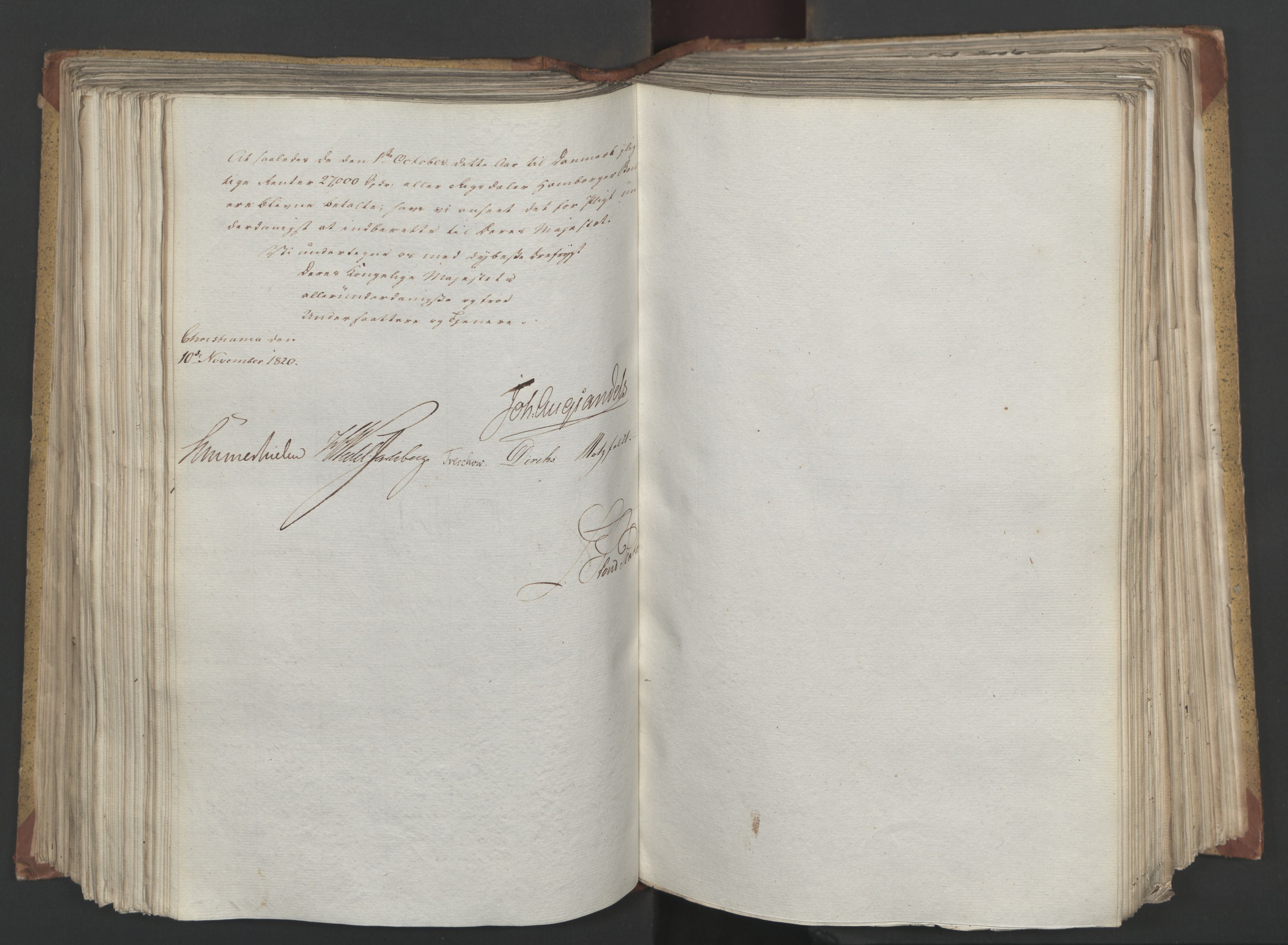 Statsrådsavdelingen i Stockholm, AV/RA-S-1003/D/Da/L0024: Regjeringsinnstillinger nr. 4663-4873, 1820, s. 247