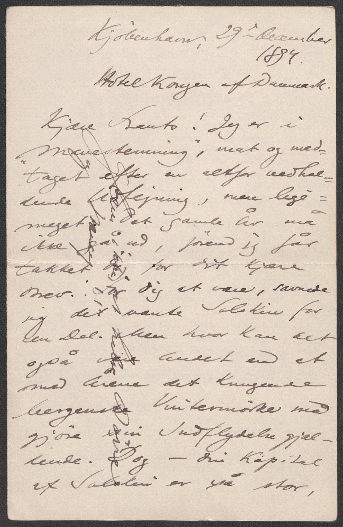 Beyer, Frants, RA/PA-0132/F/L0001: Brev fra Edvard Grieg til Frantz Beyer og "En del optegnelser som kan tjene til kommentar til brevene" av Marie Beyer, 1872-1907, s. 432