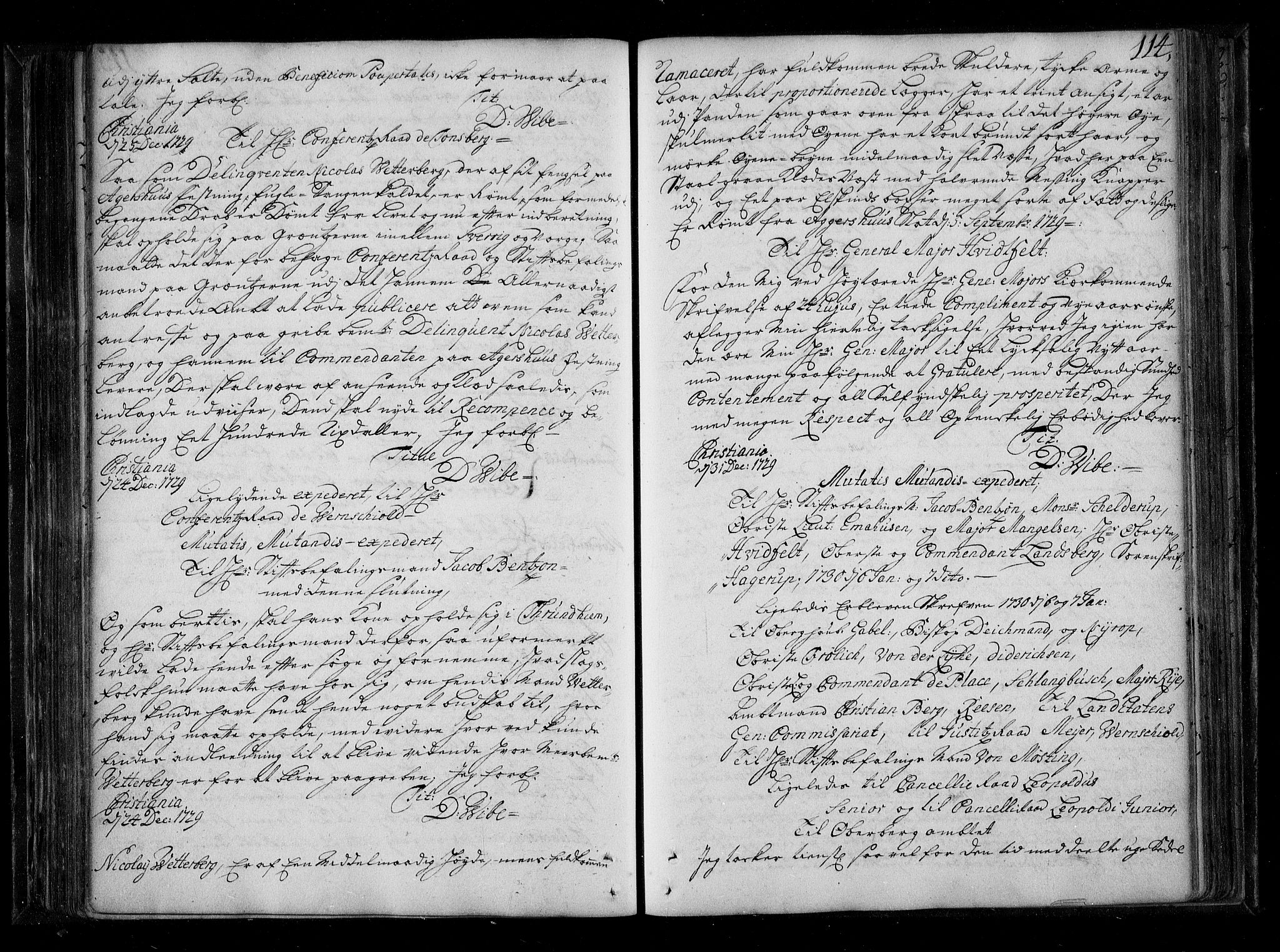 Stattholderembetet 1572-1771, AV/RA-EA-2870/Be/L0007: Ordreprotokoll, 1726-1731, s. 113b-114a