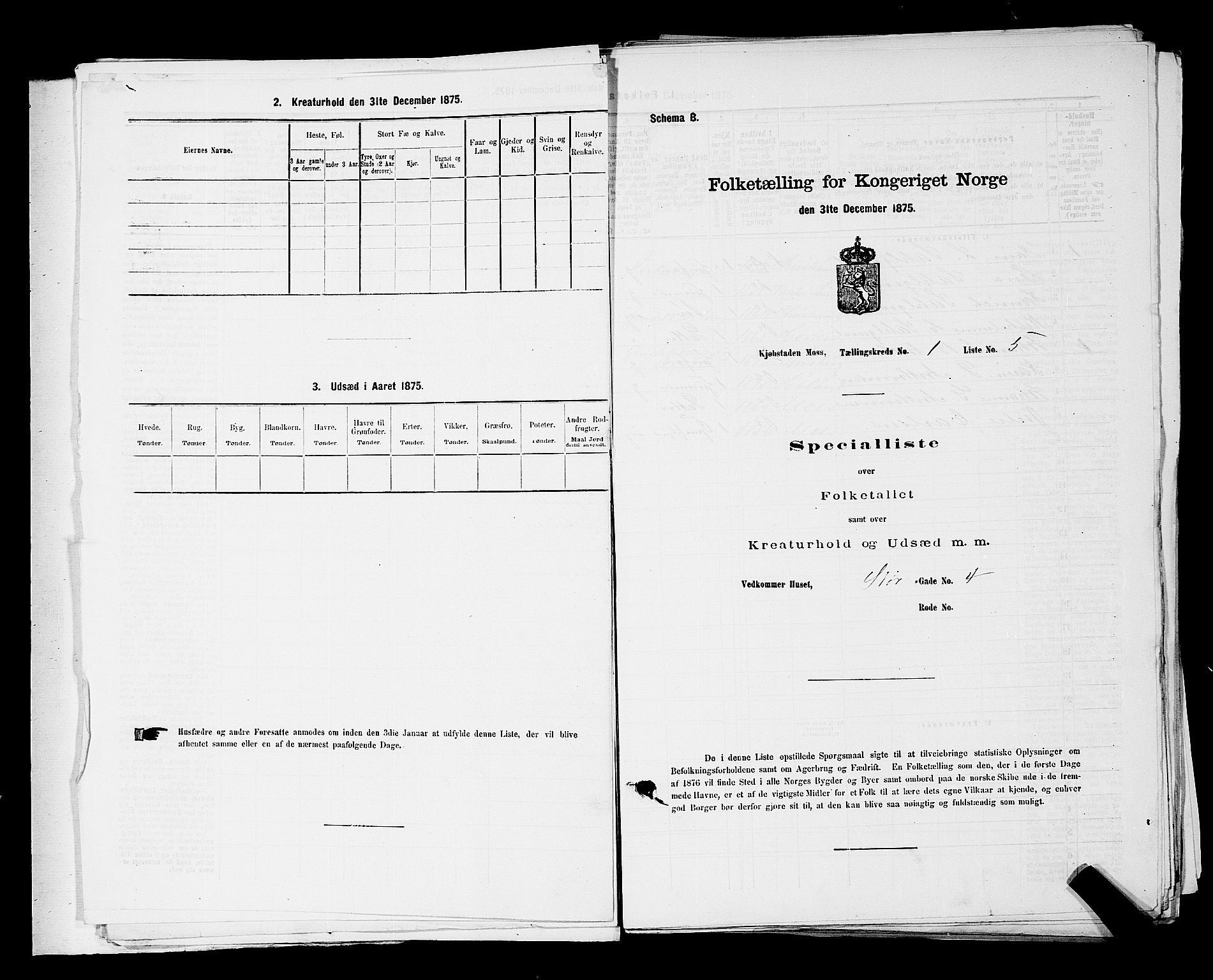 RA, Folketelling 1875 for 0104B Moss prestegjeld, Moss kjøpstad, 1875, s. 16