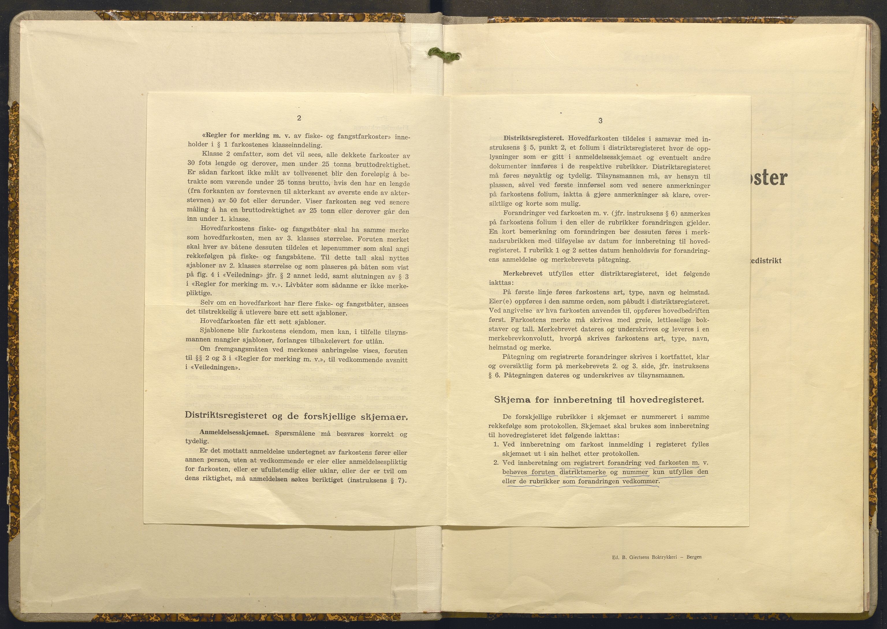 Fiskeridirektoratet - 1 Adm. ledelse - 13 Båtkontoret, AV/SAB-A-2003/I/Ia/Iai/L0047: 135.0918/2 Merkeprotokoll - Imsland, 1944-1964