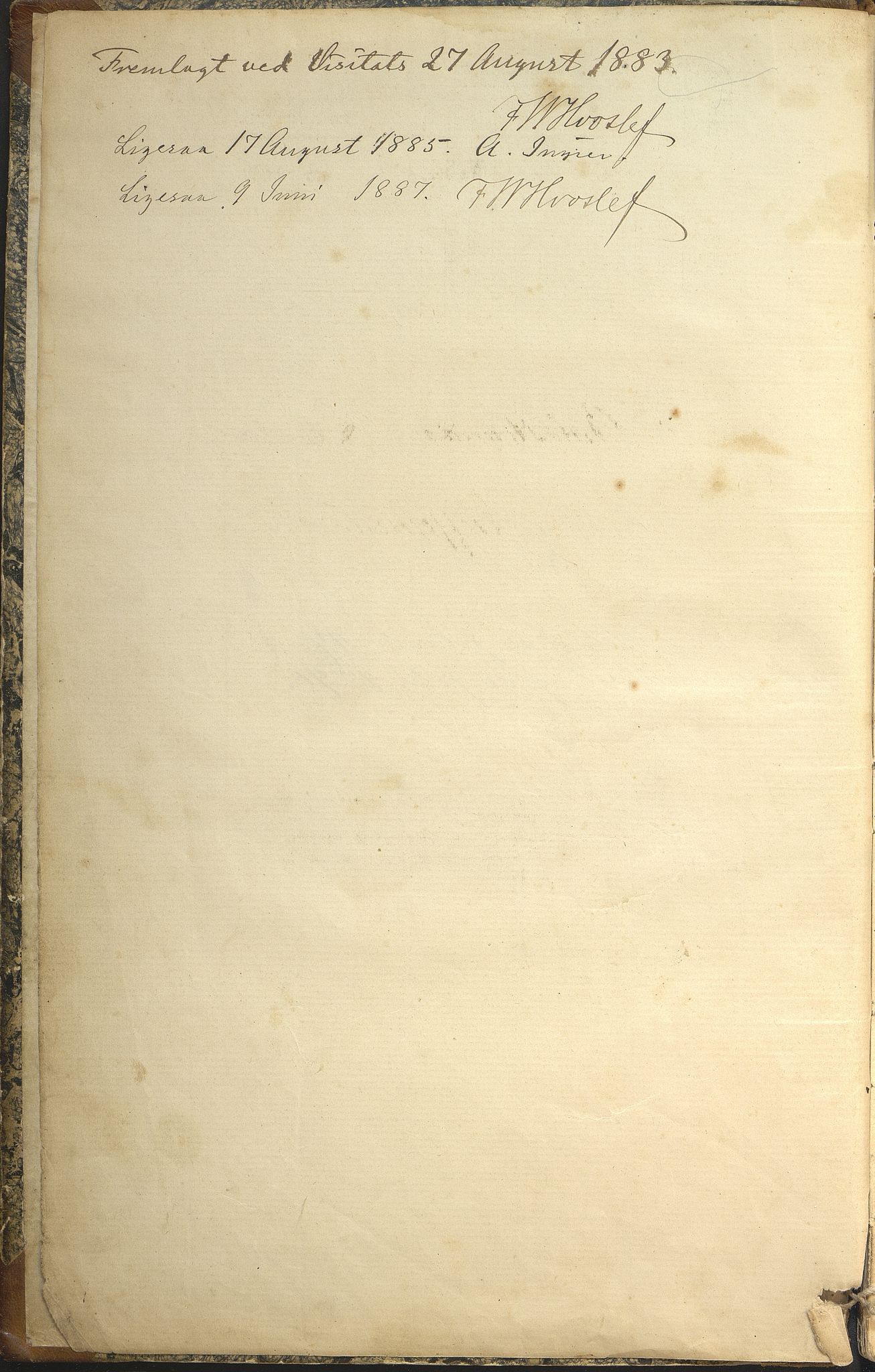 Balestrand kommune. Grøneng skule/Esefjorden skulekrins, VLFK/K-14180.520.07/543/L0001: dagbok for Esefjorden skulekrins, 1882-1905