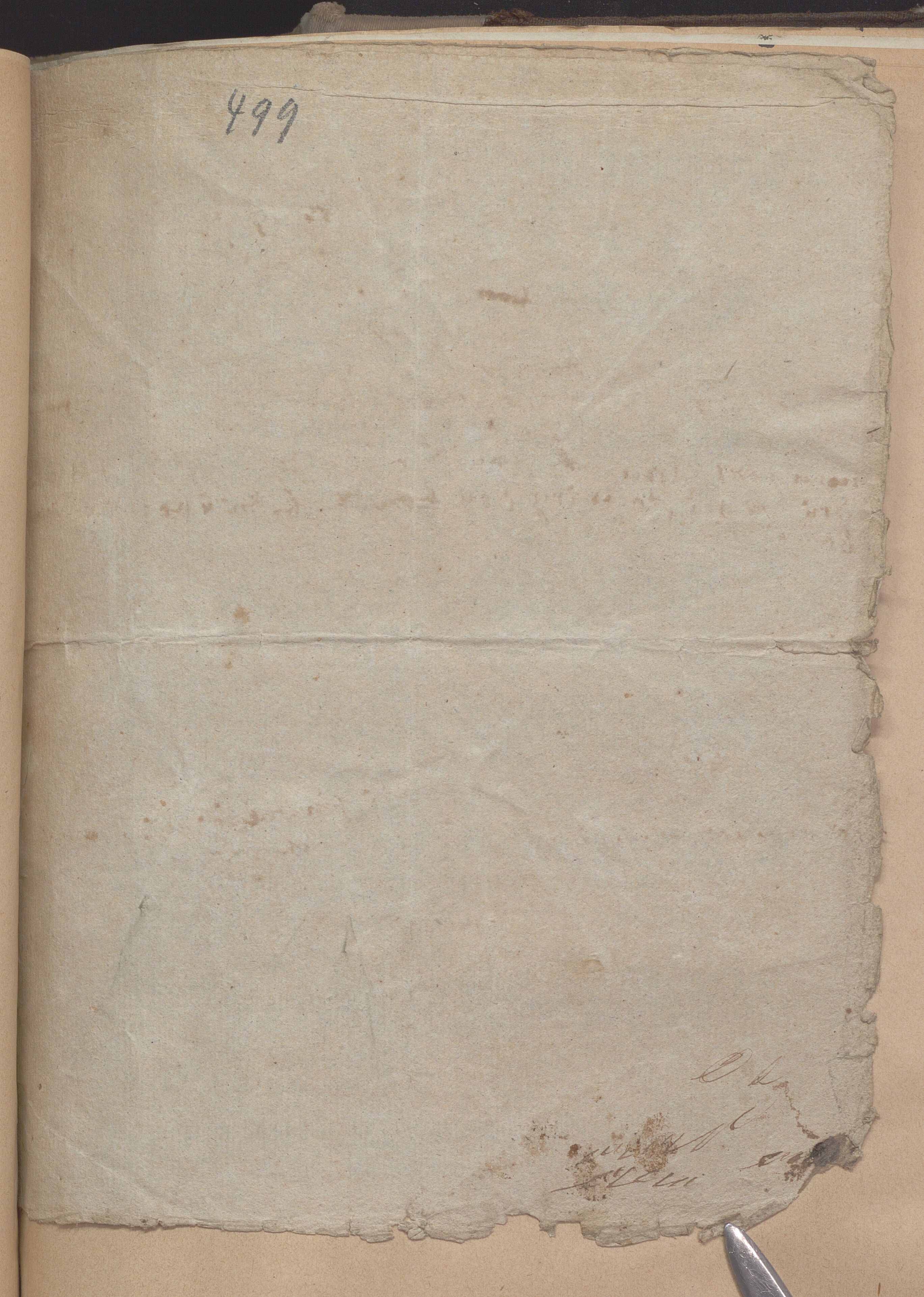 Heggtveitsamlingen, TMF/A-1007/H/L0051: Innbundne brev Ms. B. Med innlagt registratur.  , 1800-1883