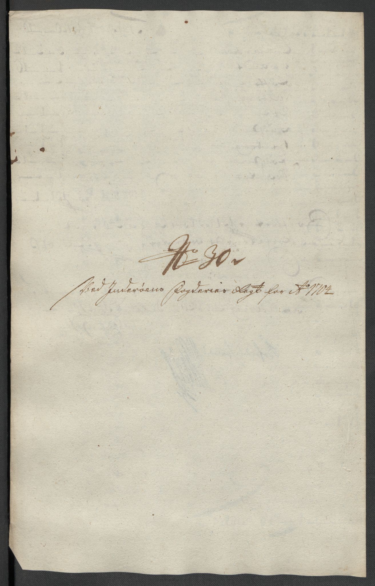 Rentekammeret inntil 1814, Reviderte regnskaper, Fogderegnskap, RA/EA-4092/R63/L4313: Fogderegnskap Inderøy, 1703-1704, s. 583