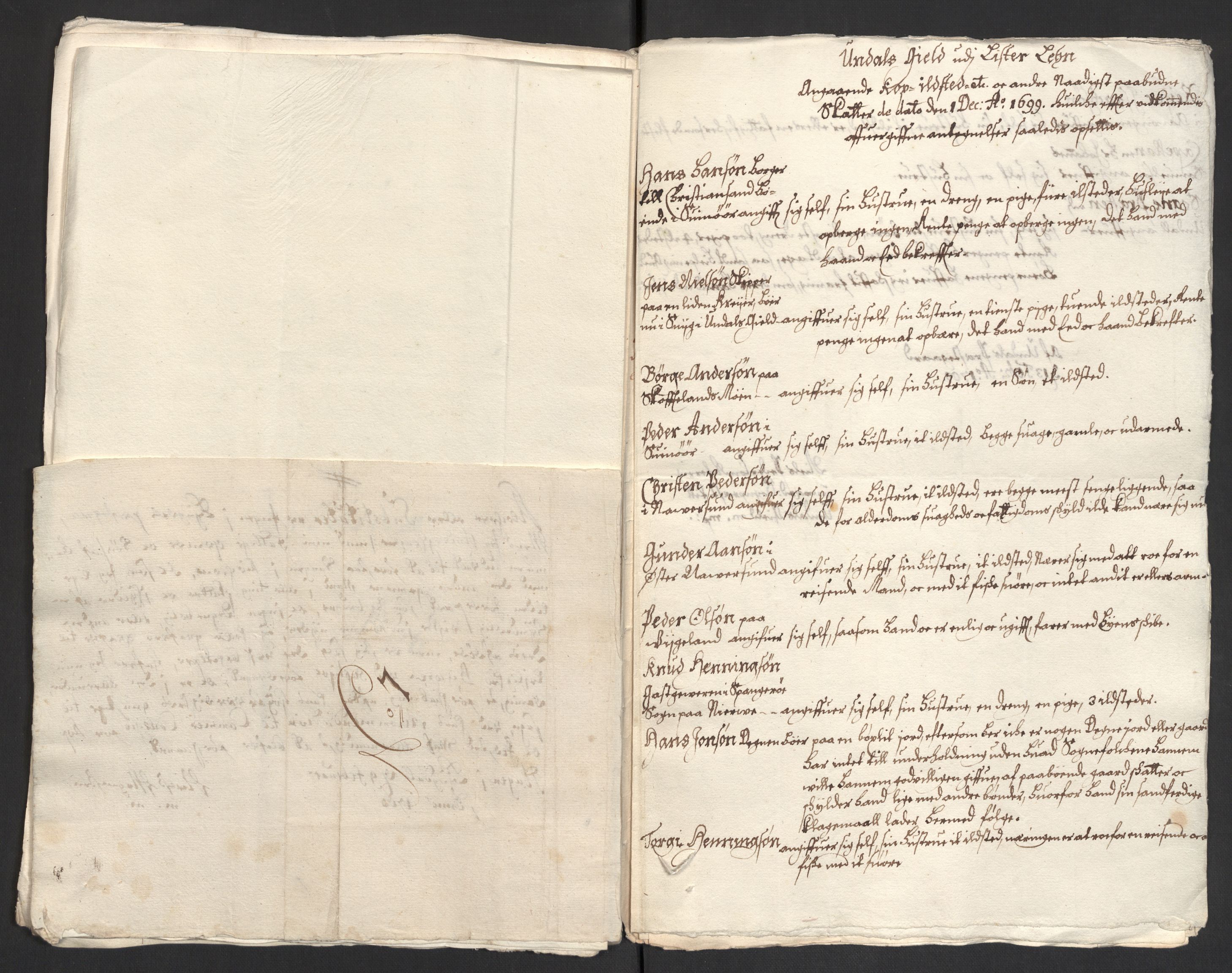 Rentekammeret inntil 1814, Reviderte regnskaper, Fogderegnskap, AV/RA-EA-4092/R43/L2548: Fogderegnskap Lista og Mandal, 1700, s. 93