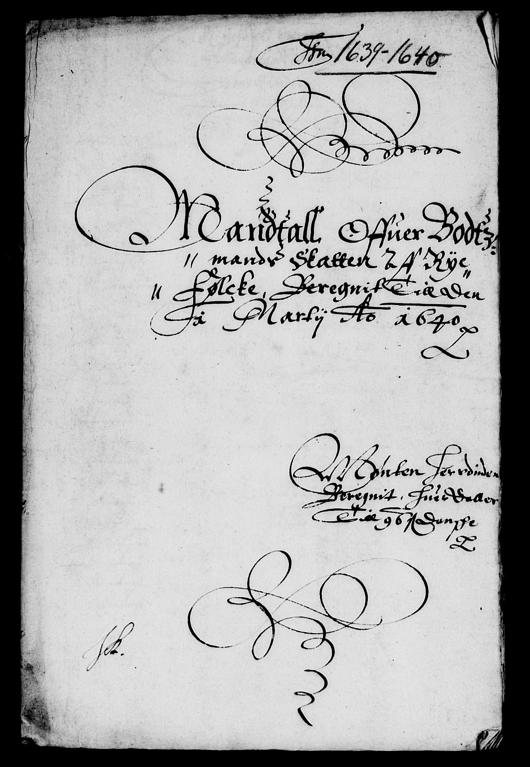 Rentekammeret inntil 1814, Reviderte regnskaper, Lensregnskaper, AV/RA-EA-5023/R/Rb/Rbs/L0024: Stavanger len, 1639-1641