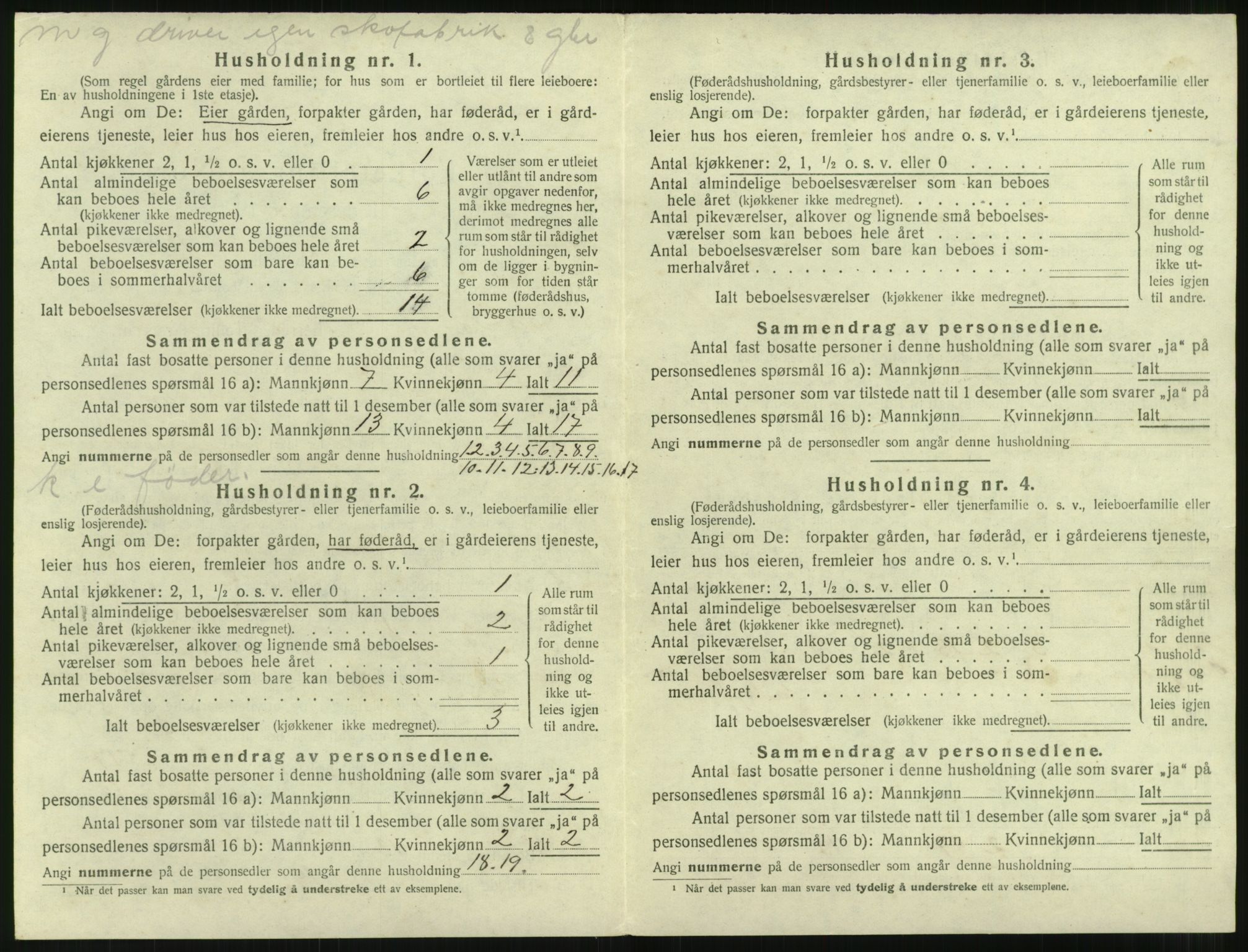 SAT, Folketelling 1920 for 1543 Nesset herred, 1920, s. 171