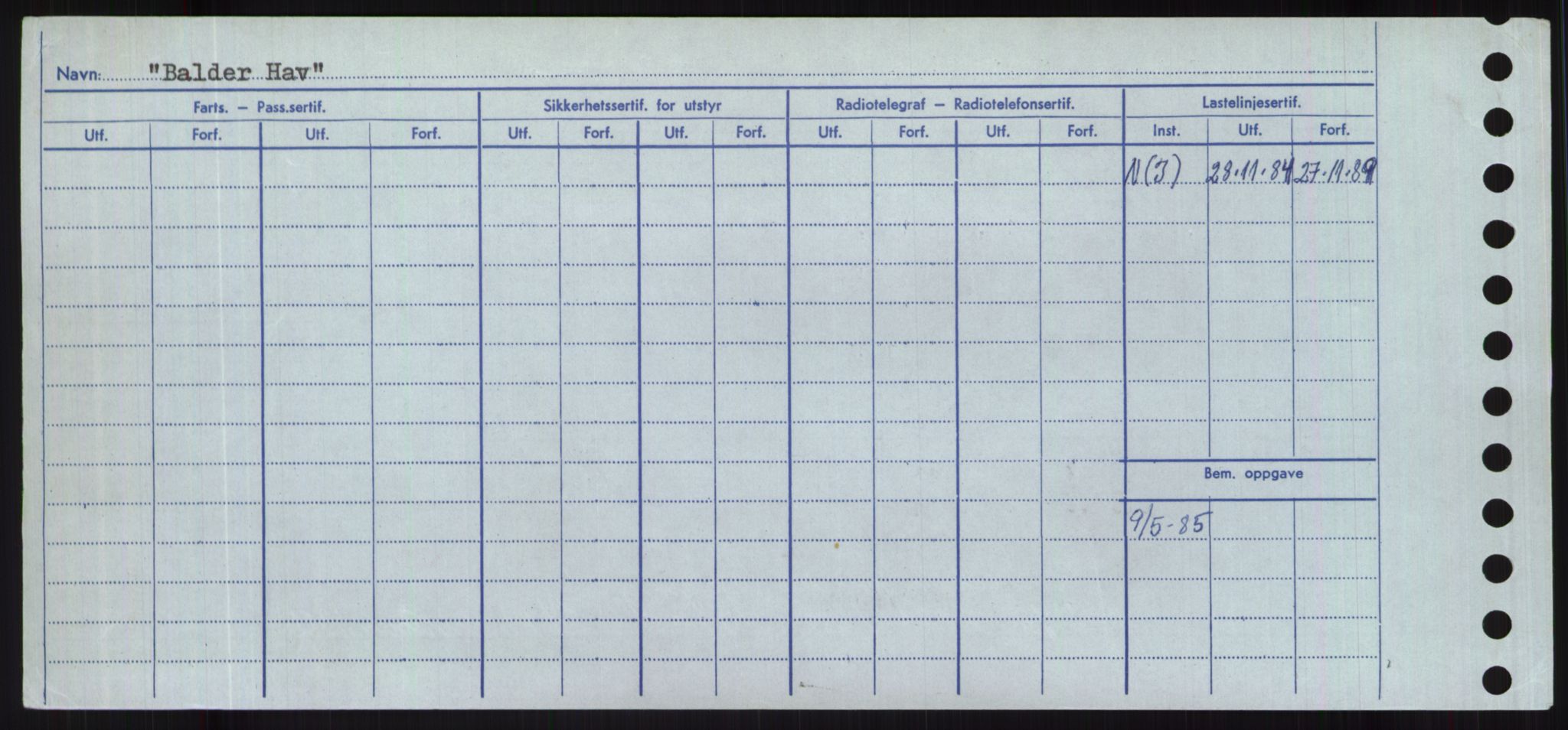 Sjøfartsdirektoratet med forløpere, Skipsmålingen, RA/S-1627/H/Hd/L0003: Fartøy, B-Bev, s. 108