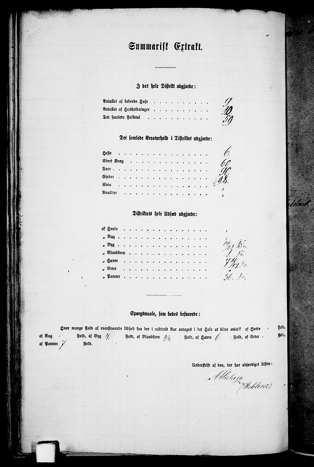 RA, Folketelling 1865 for 1046P Sirdal prestegjeld, 1865, s. 55