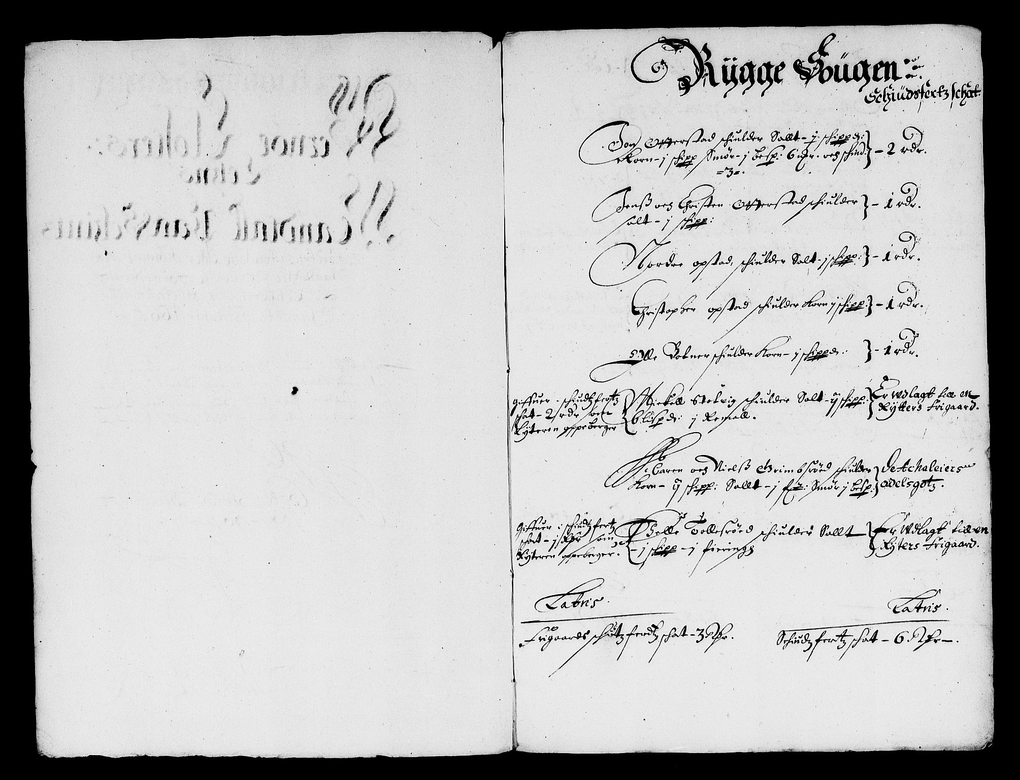 Rentekammeret inntil 1814, Reviderte regnskaper, Stiftamtstueregnskaper, Landkommissariatet på Akershus og Akershus stiftamt, AV/RA-EA-5869/R/Ra/L0032: Landkommissariatet på Akershus, 1665