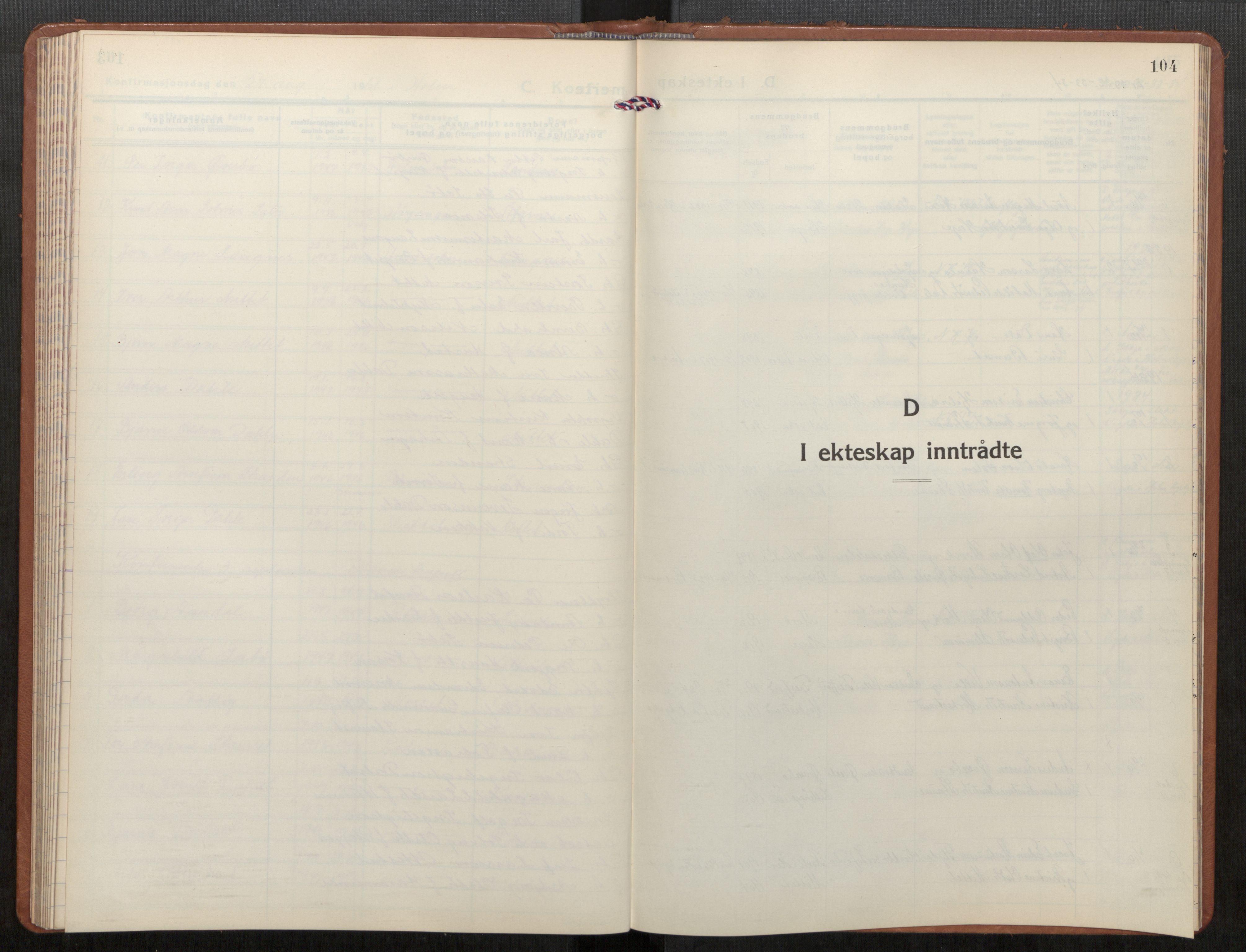 Ministerialprotokoller, klokkerbøker og fødselsregistre - Møre og Romsdal, AV/SAT-A-1454/549/L0616: Klokkerbok nr. 549C02, 1932-1961, s. 104