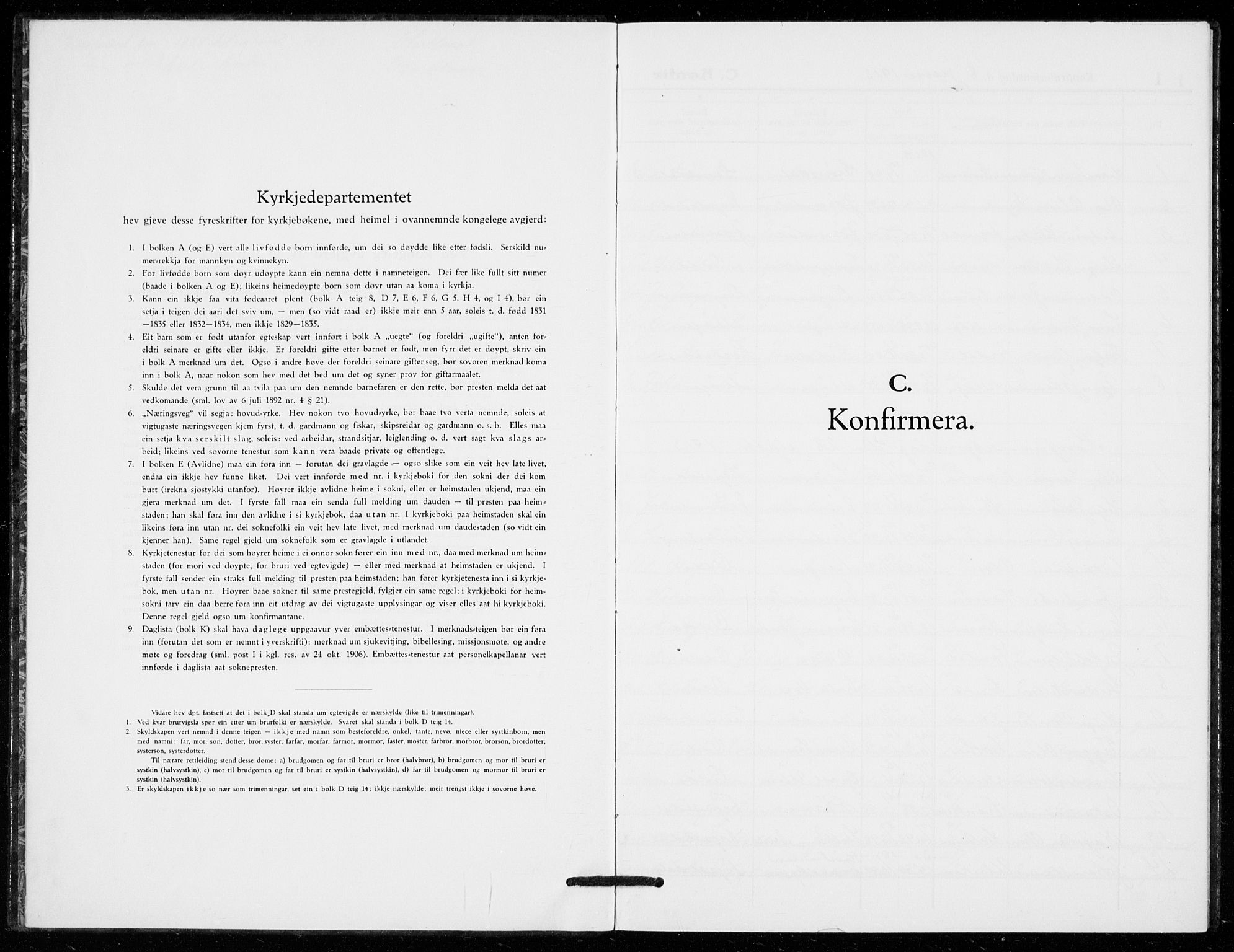Odda Sokneprestembete, SAB/A-77201/H/Hab: Klokkerbok nr. C  1, 1913-1934
