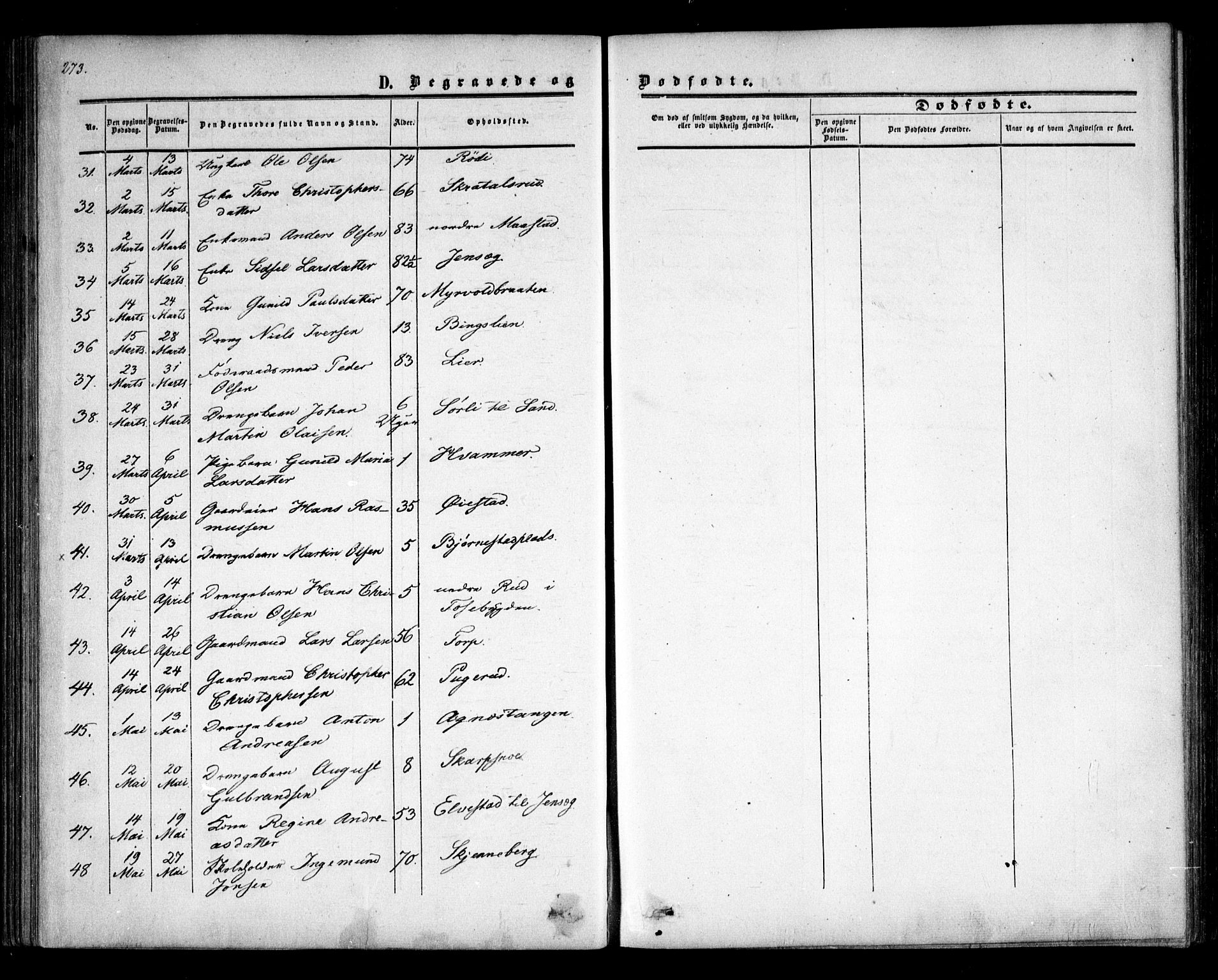 Trøgstad prestekontor Kirkebøker, AV/SAO-A-10925/F/Fa/L0008.b: Ministerialbok nr. I 8B, 1855-1864, s. 273