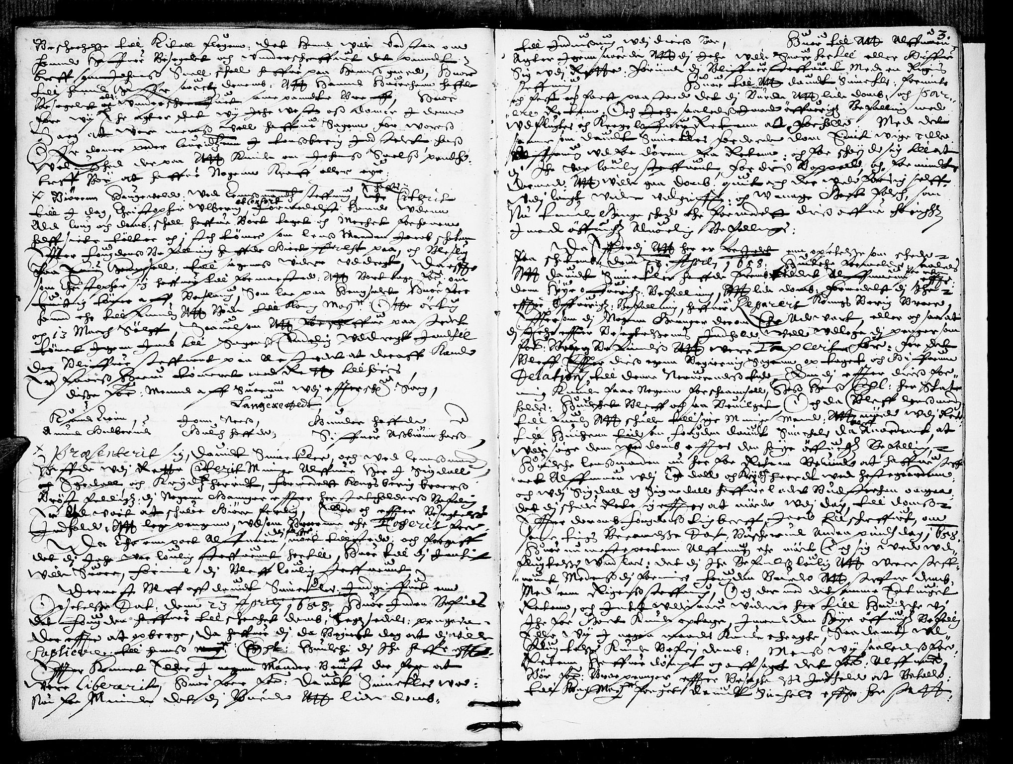 Eiker, Modum og Sigdal sorenskriveri, AV/SAKO-A-123/F/Fa/Faa/L0027: Tingbok, 1658-1660, s. 3