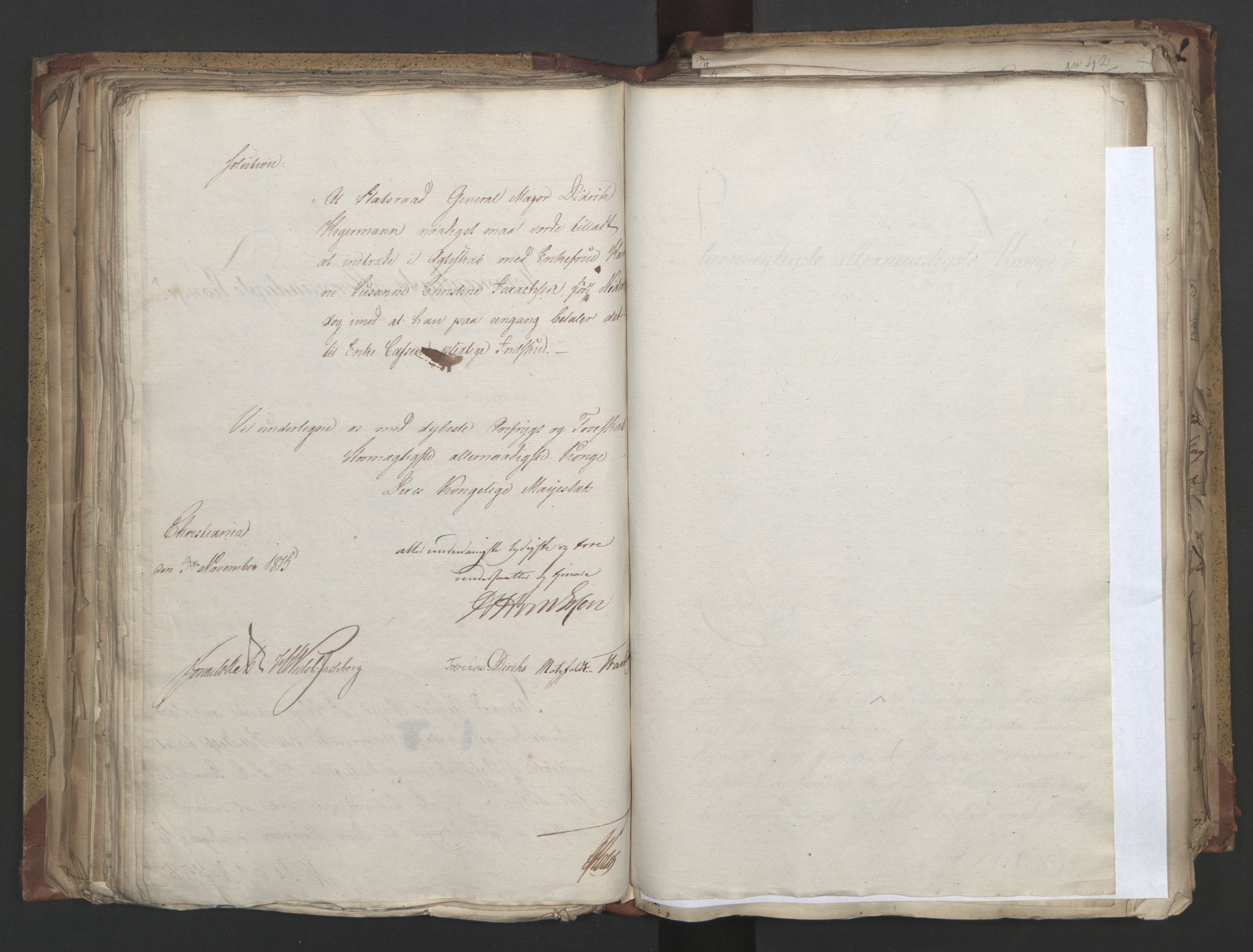 Statsrådsavdelingen i Stockholm, AV/RA-S-1003/D/Da/L0004: Regjeringsinnstillinger nr. 788-999, 1815, s. 169