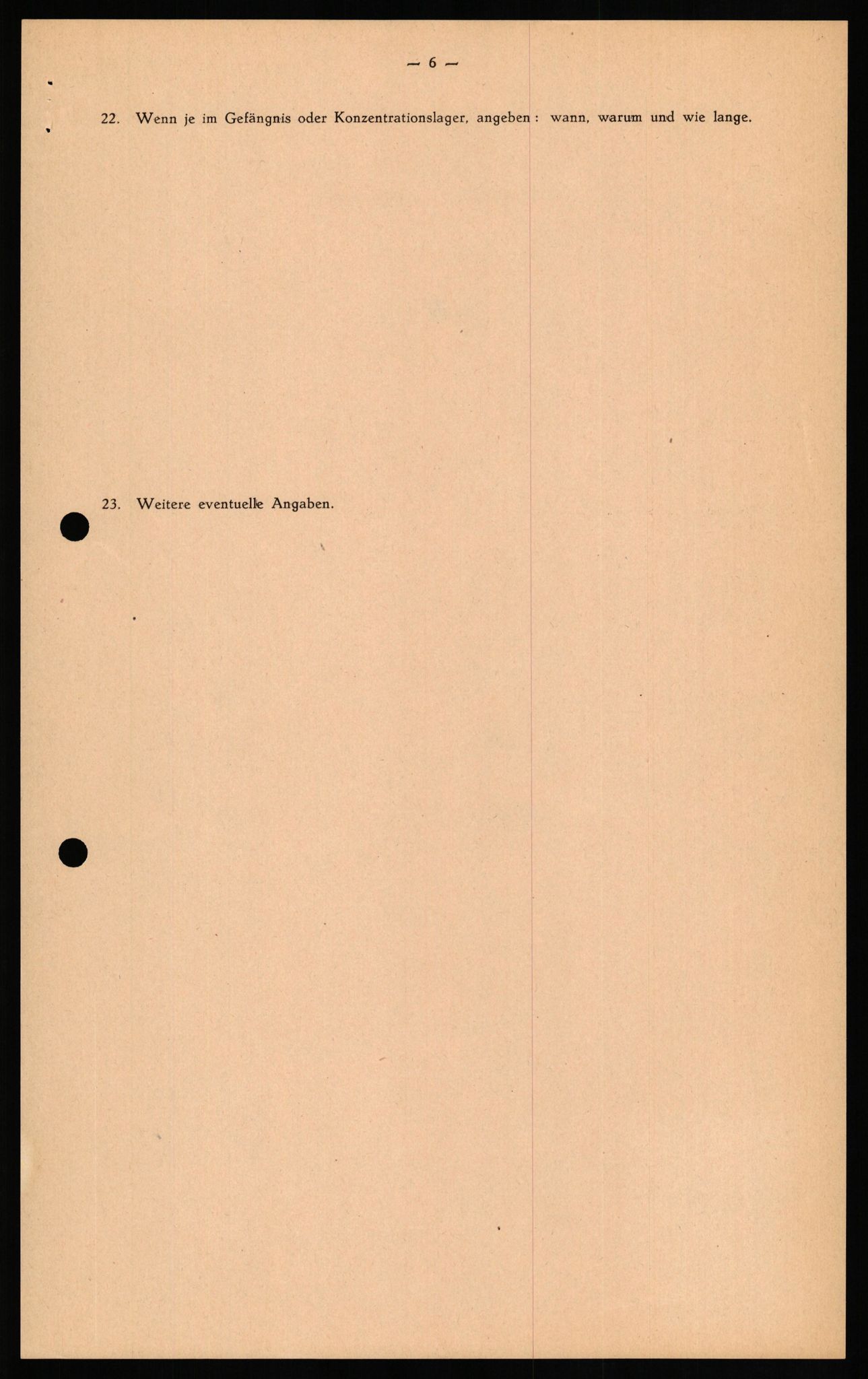 Forsvaret, Forsvarets overkommando II, RA/RAFA-3915/D/Db/L0022: CI Questionaires. Tyske okkupasjonsstyrker i Norge. Tyskere., 1945-1946, s. 136