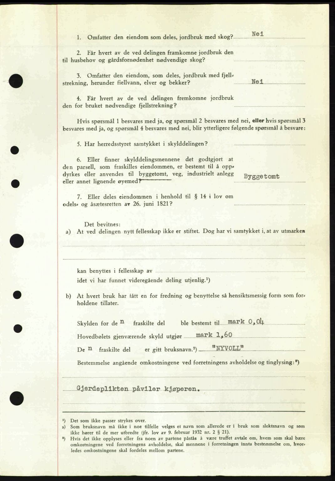 Nordre Sunnmøre sorenskriveri, AV/SAT-A-0006/1/2/2C/2Ca: Pantebok nr. A26, 1947-1948, Dagboknr: 1984/1947