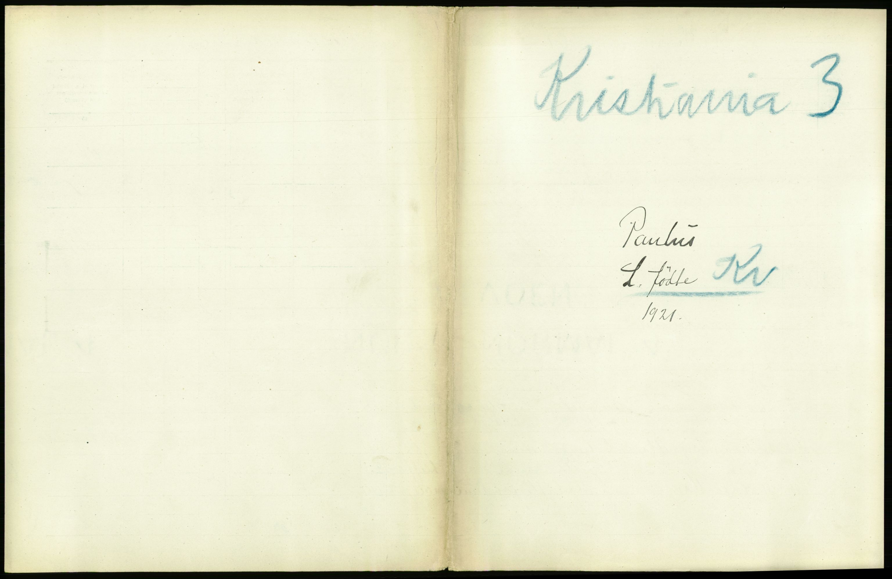Statistisk sentralbyrå, Sosiodemografiske emner, Befolkning, AV/RA-S-2228/D/Df/Dfc/Dfca/L0008: Kristiania: Levendefødte menn og kvinner., 1921, s. 165
