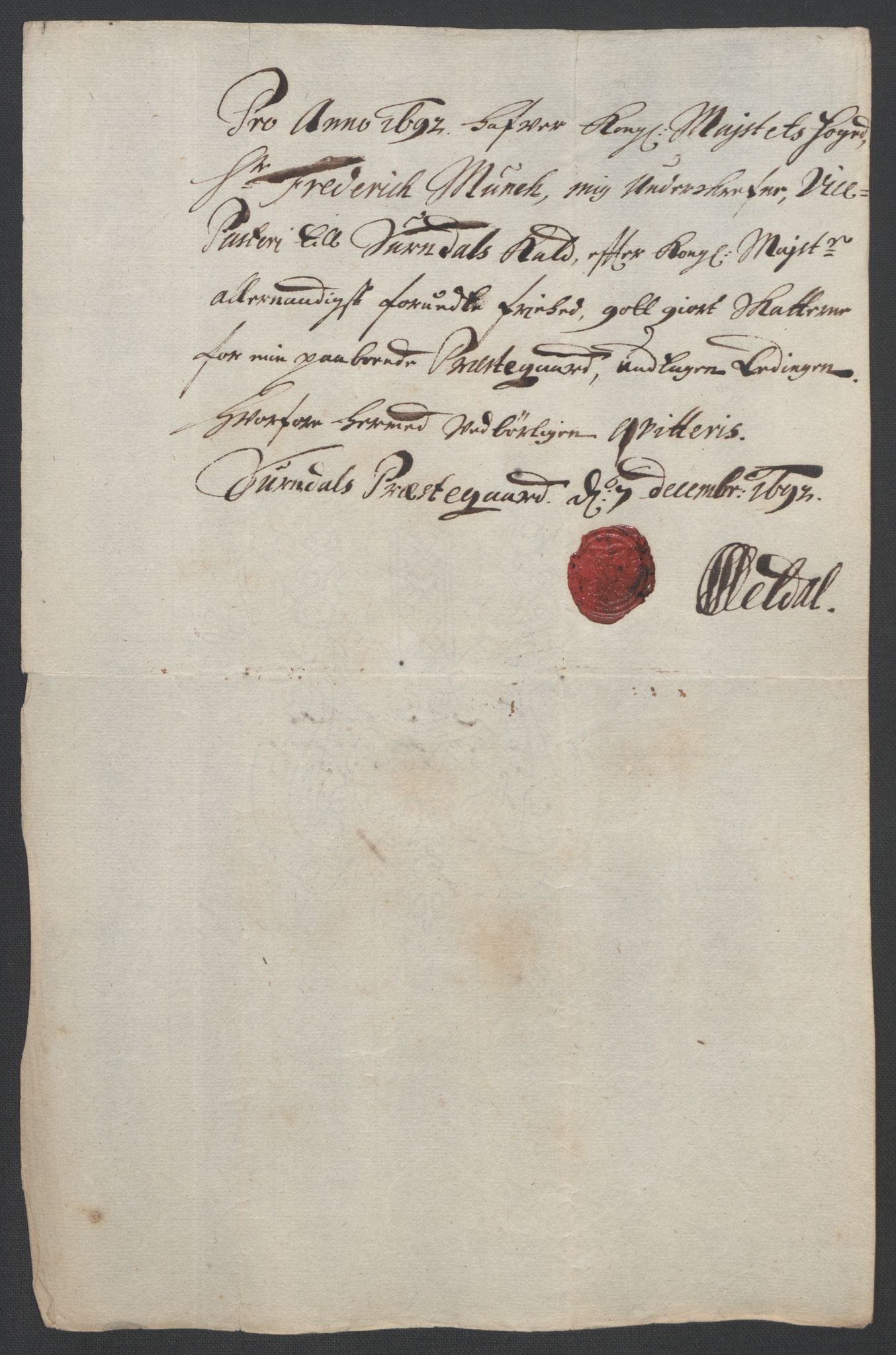 Rentekammeret inntil 1814, Reviderte regnskaper, Fogderegnskap, AV/RA-EA-4092/R56/L3735: Fogderegnskap Nordmøre, 1692-1693, s. 192