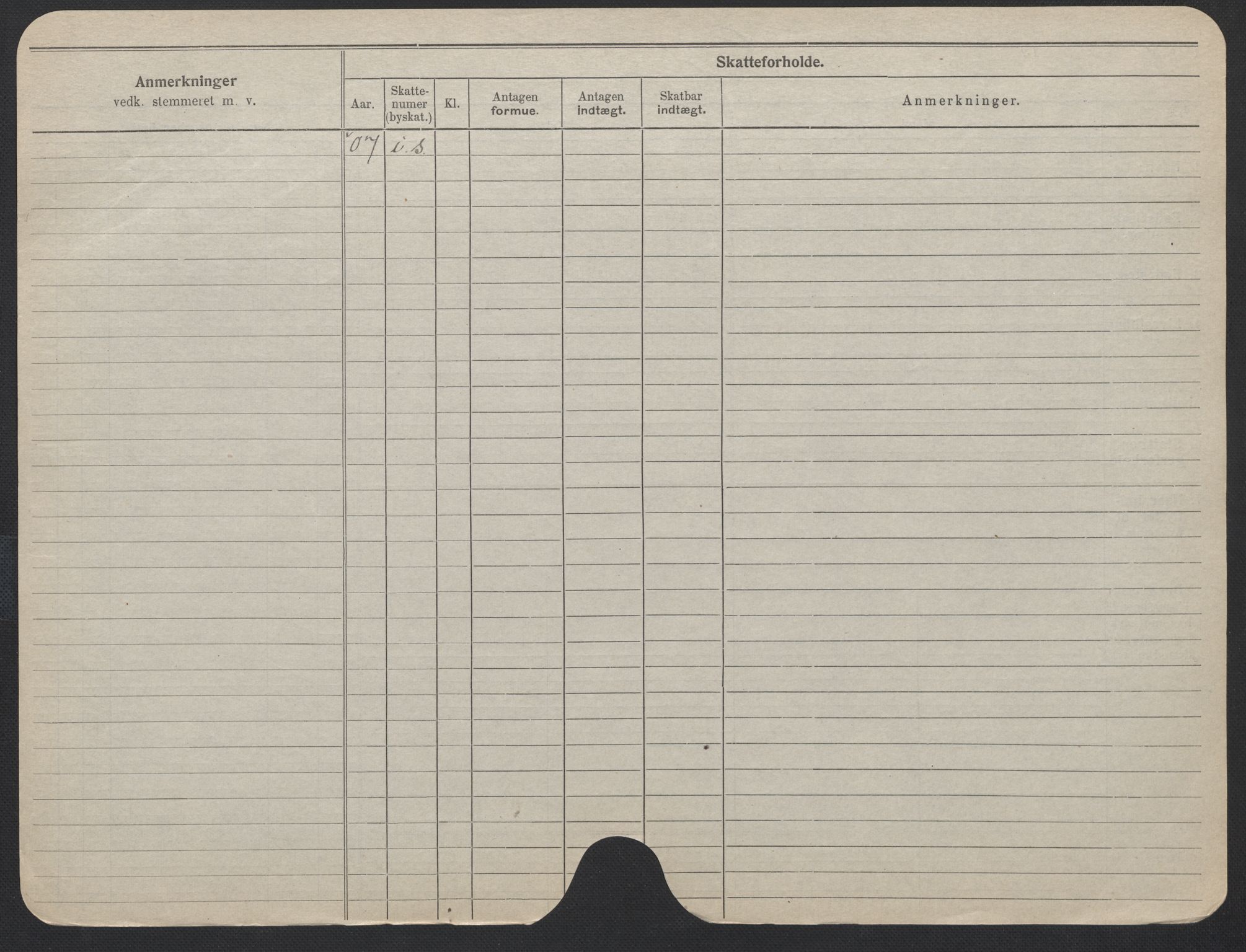 Oslo folkeregister, Registerkort, AV/SAO-A-11715/F/Fa/Fac/L0013: Kvinner, 1906-1914, s. 1281b