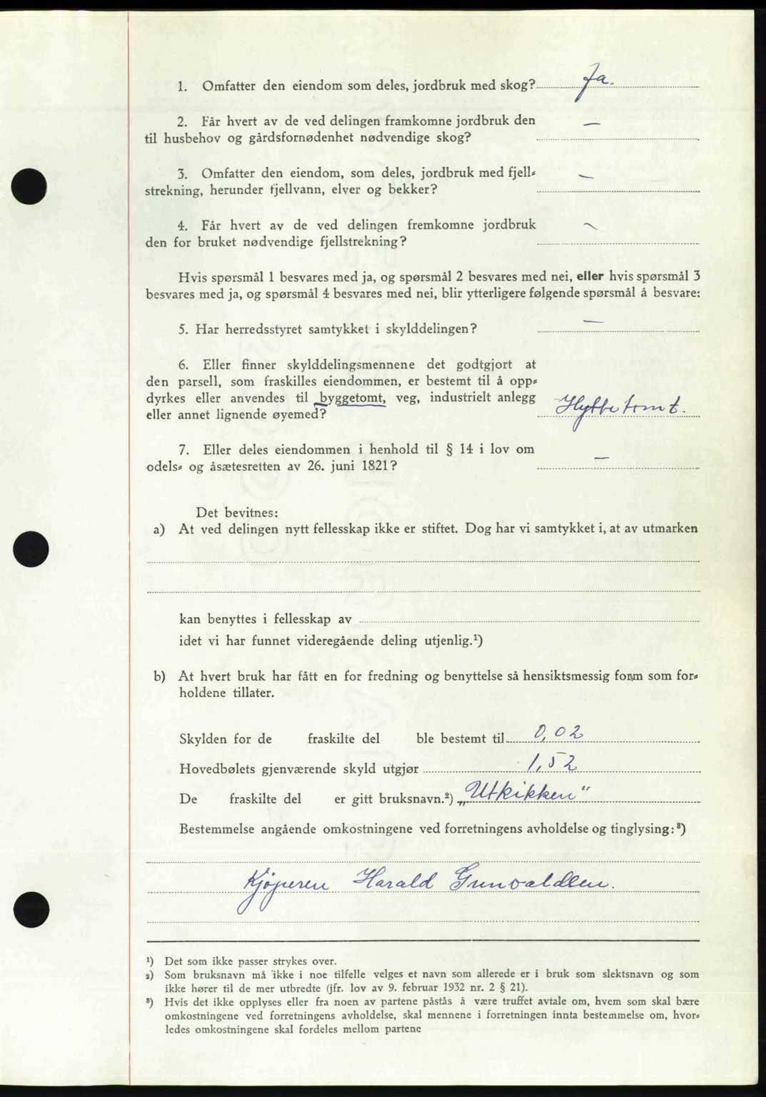 Nedenes sorenskriveri, AV/SAK-1221-0006/G/Gb/Gba/L0061: Pantebok nr. A13, 1949-1949, Dagboknr: 1259/1949