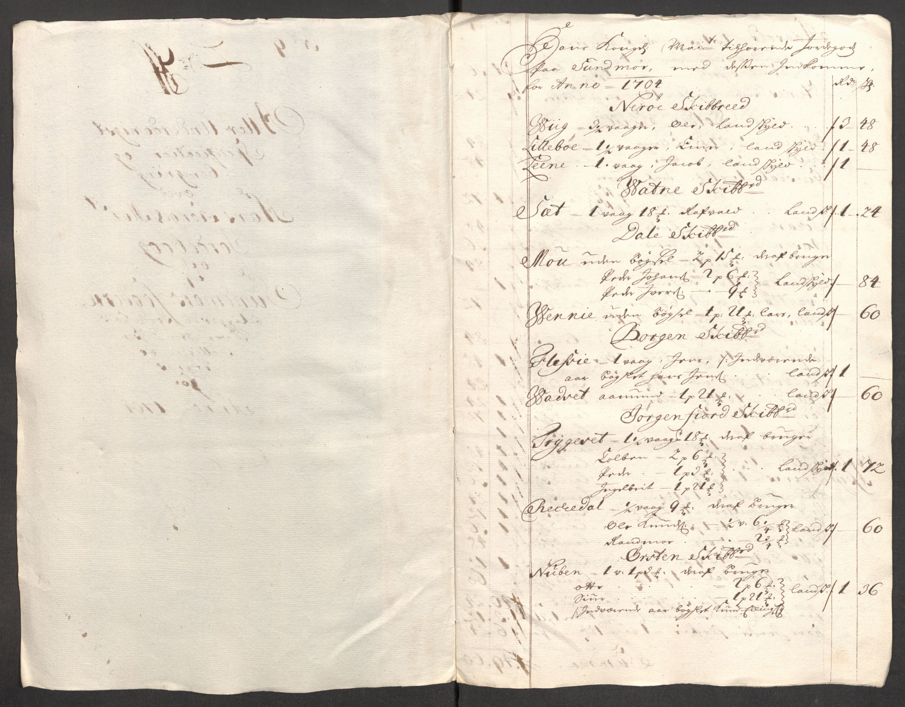 Rentekammeret inntil 1814, Reviderte regnskaper, Fogderegnskap, RA/EA-4092/R54/L3560: Fogderegnskap Sunnmøre, 1704-1705, s. 161